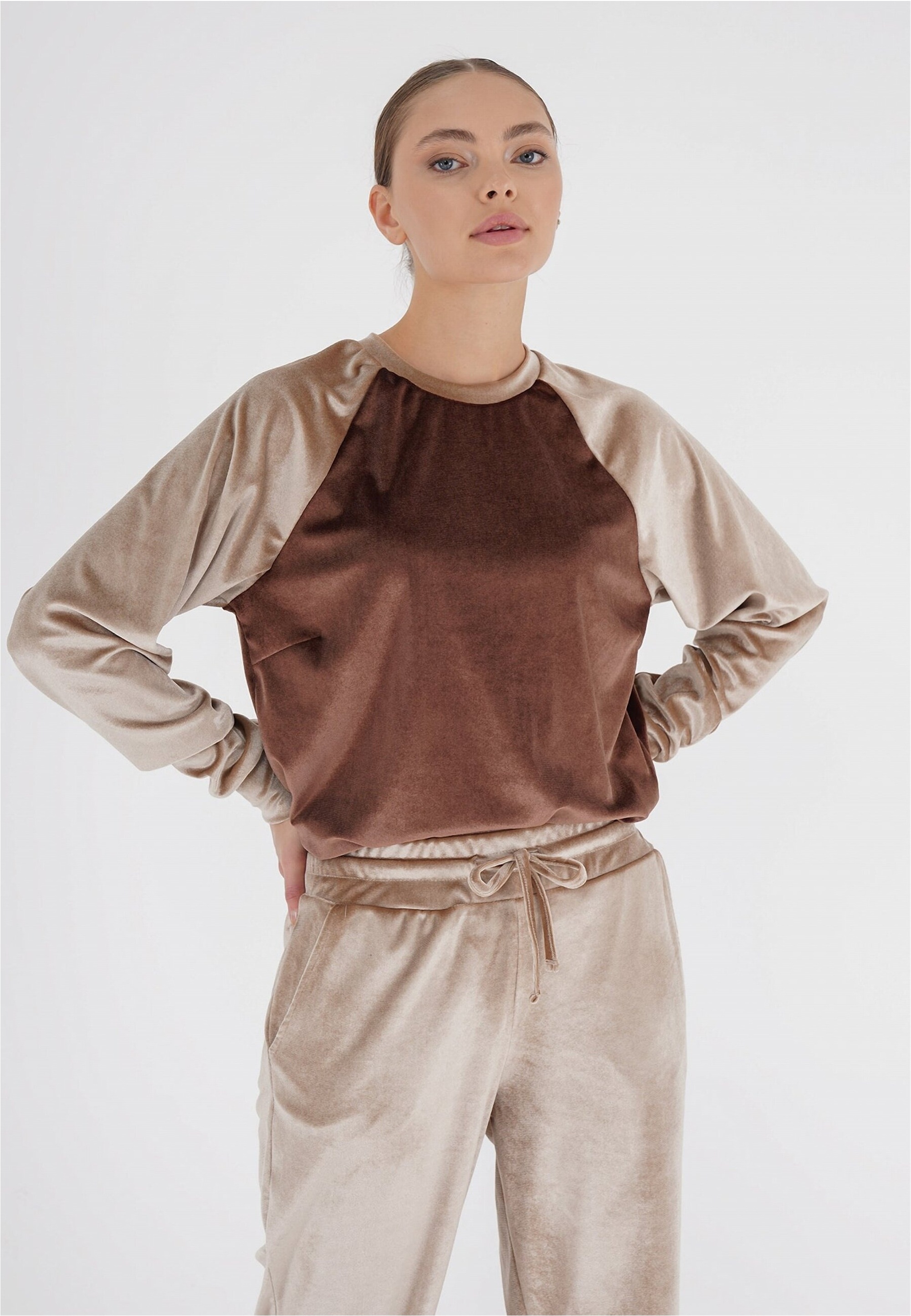 freshlions Sweatshirt »Sally«, (1 tlg.), aus samtig, weichem Stoff hergestellt