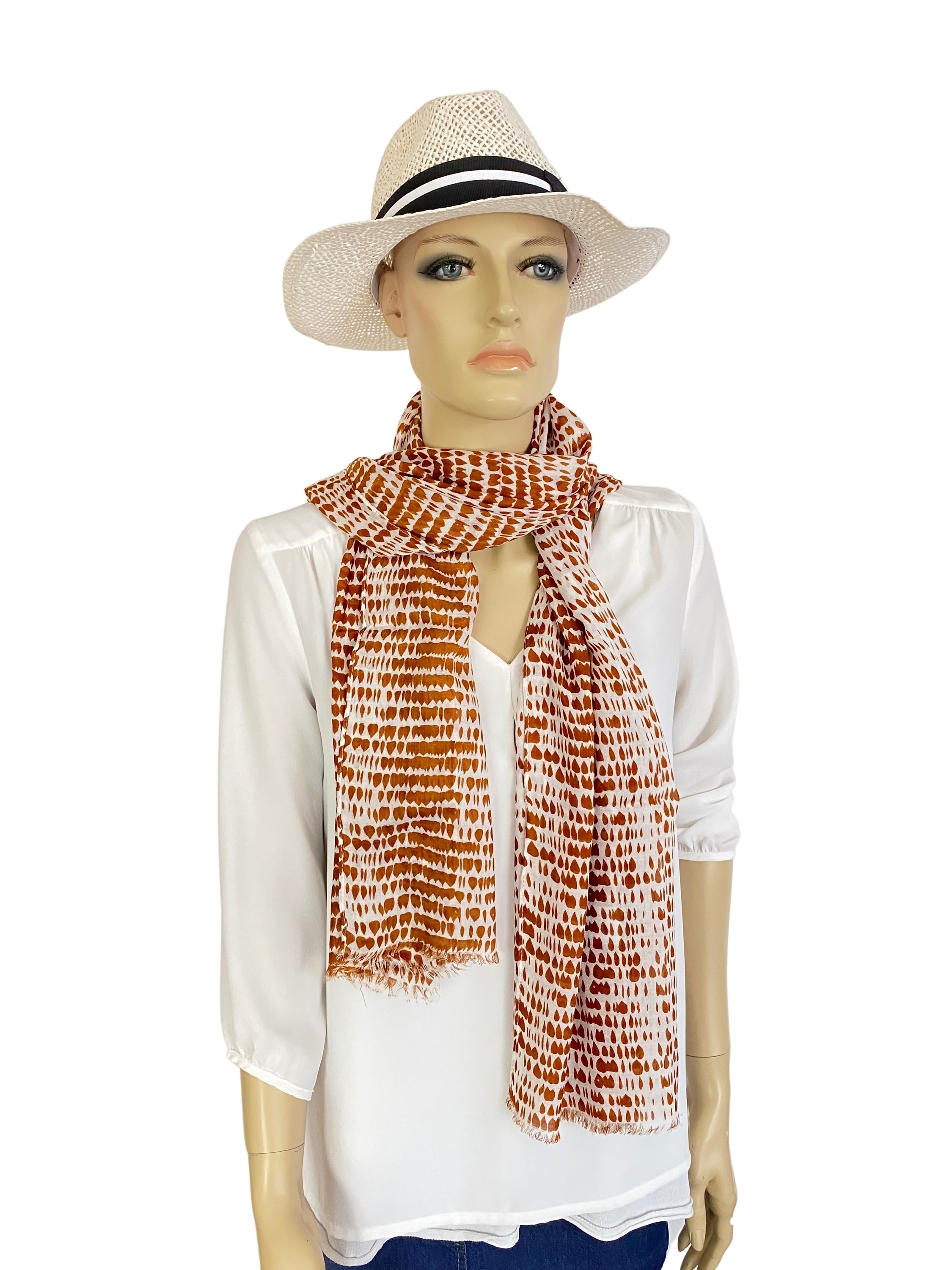 COLLEZIONE ALESSANDRO Modeschal »Laurine«, in elegantem Tropfenmuster