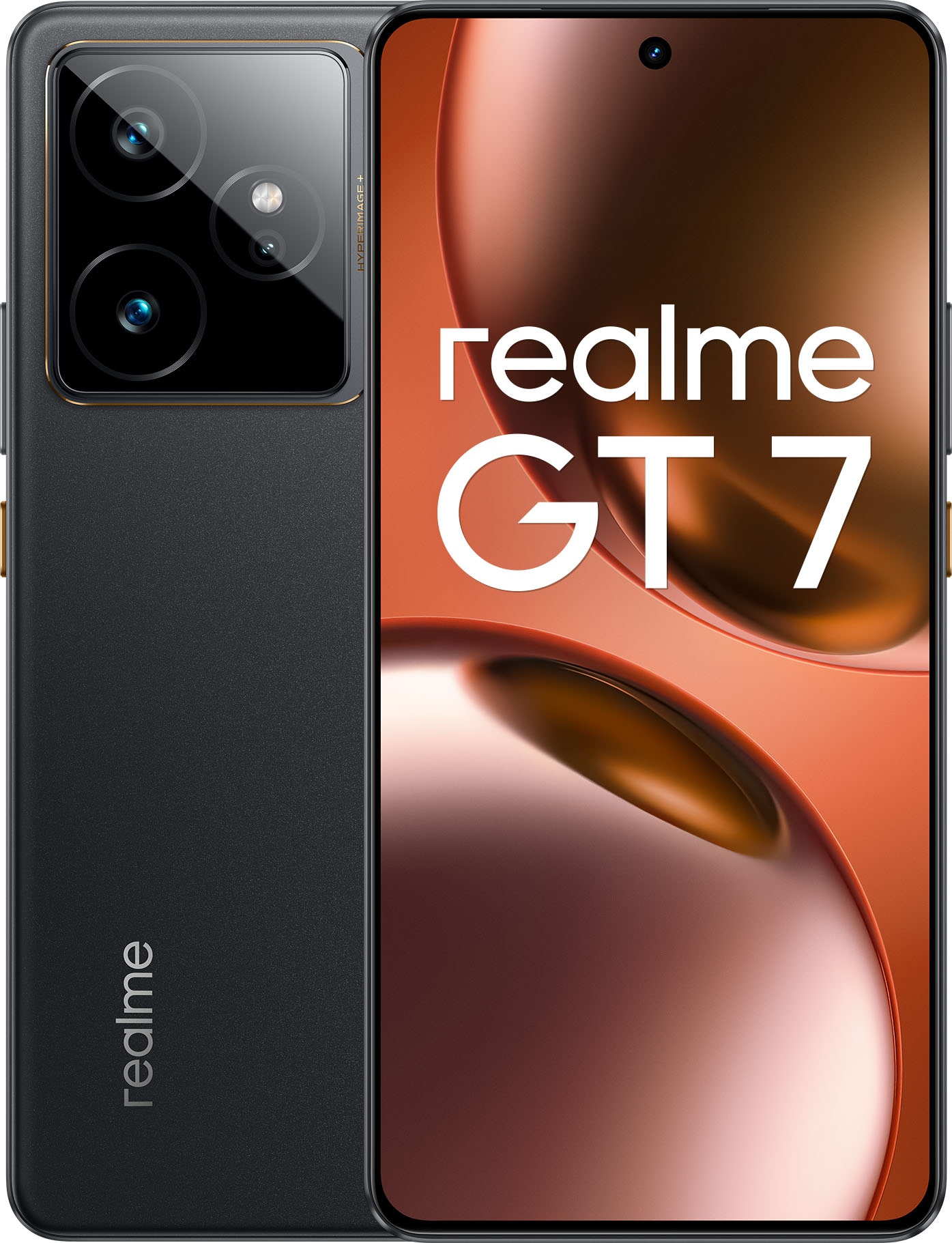 REALME Smartphone "GT7 256GB", 256 GB, schwarz, Mobiltelefone