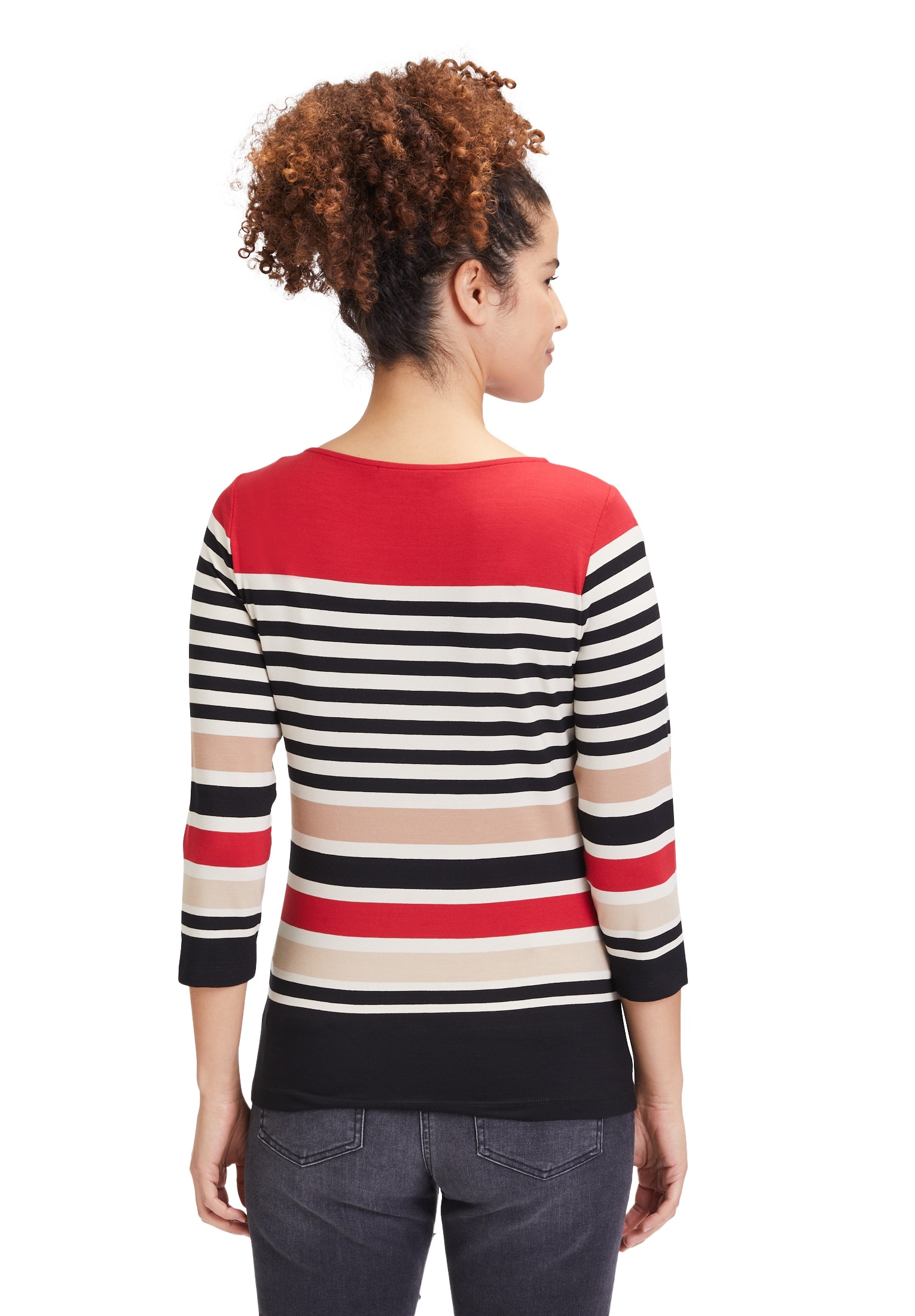 Betty Barclay 3/4-Arm-Shirt »Betty Barclay Damen Basic Shirt mit U-Boot-Ausschnitt«, (1 tlg.), Druck