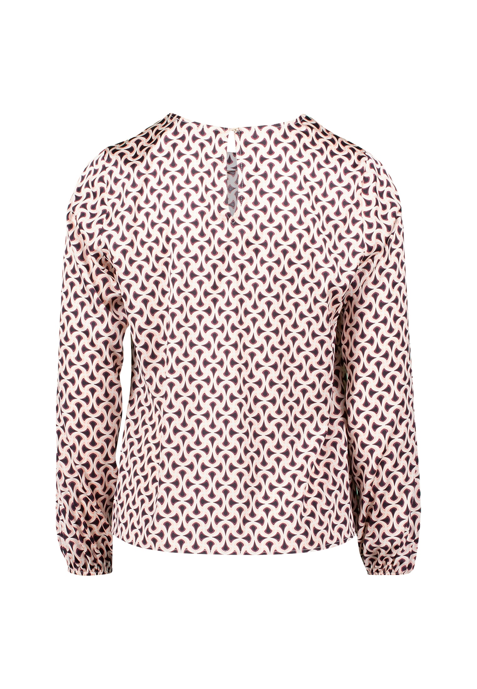 Zero Satinbluse »zero Damen Satinbluse mit Druck«