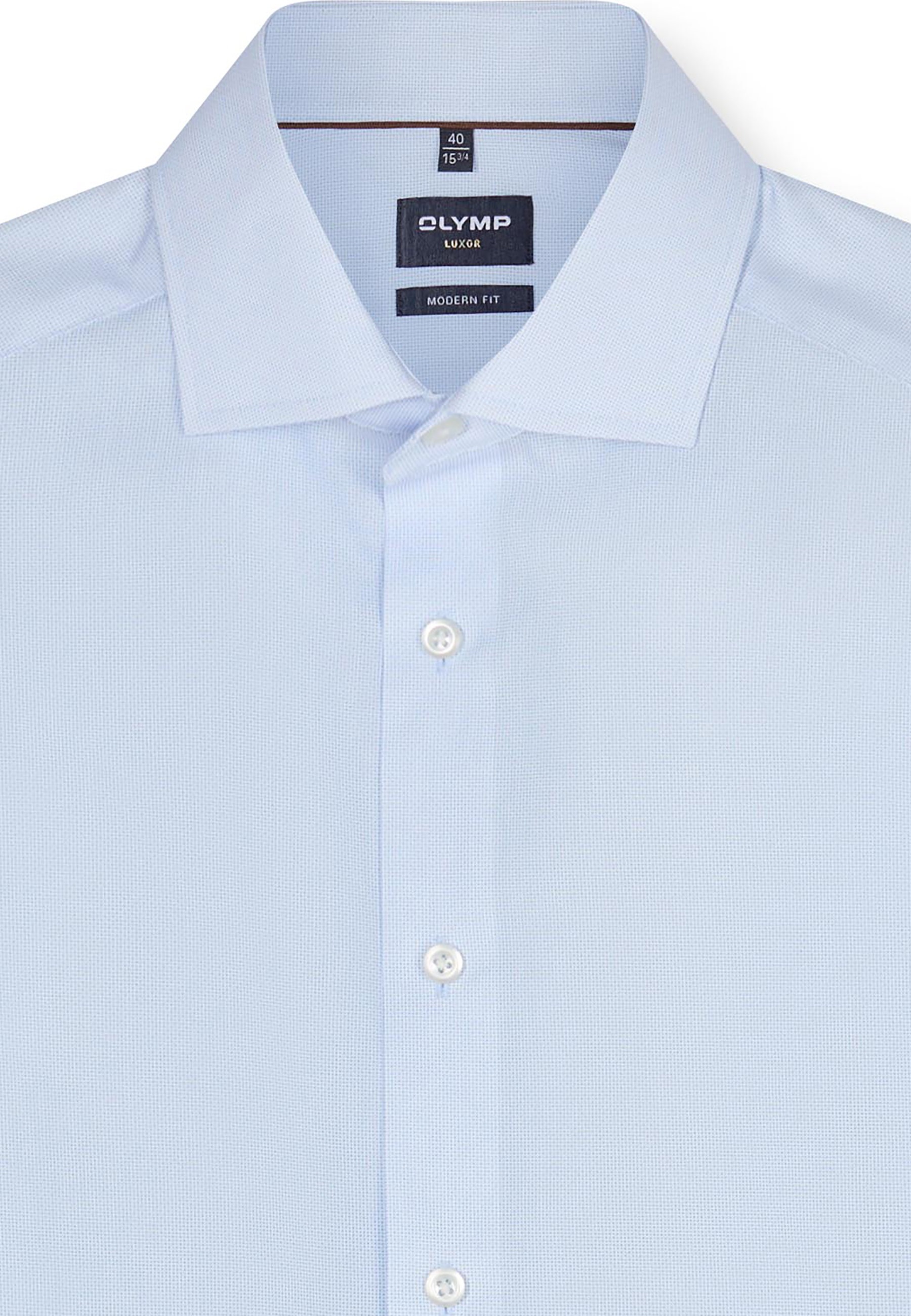 OLYMP Luxor Modern Fit Men Shirt Blue 45 4
