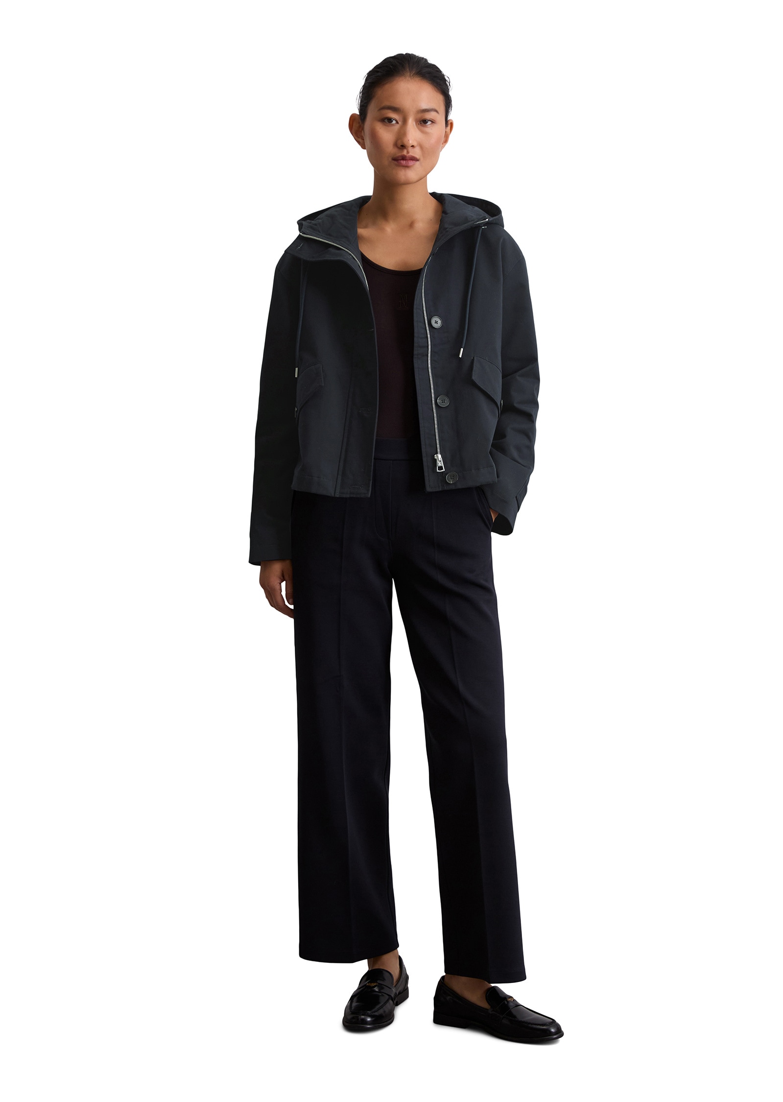 Marc O'Polo Outdoorjacke »aus gepeachtem Baumwoll-Twill«