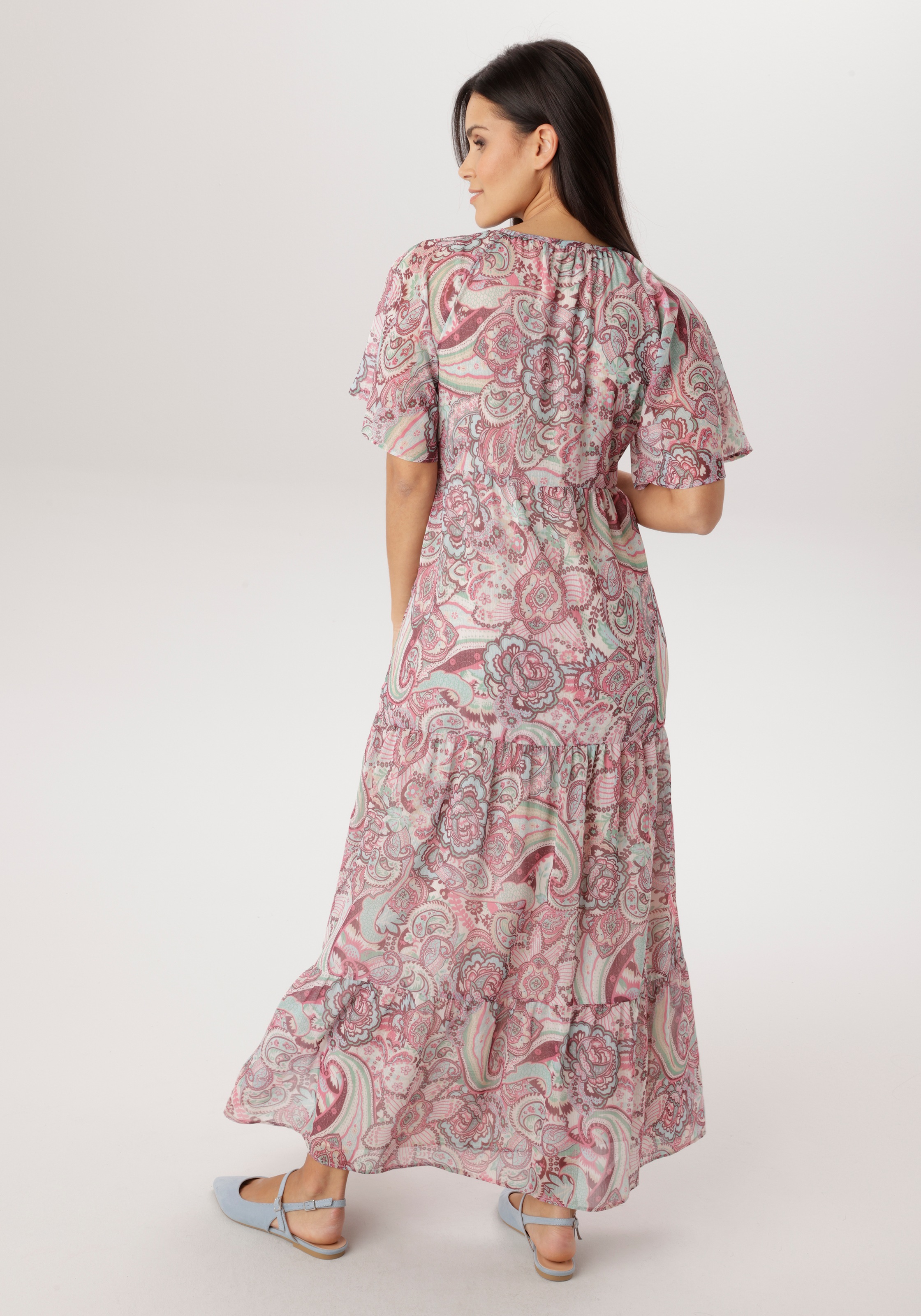 Aniston SELECTED Maxikleid mit verspieltem Paisleymuster - NEUE KOLLEKTION günstig online kaufen