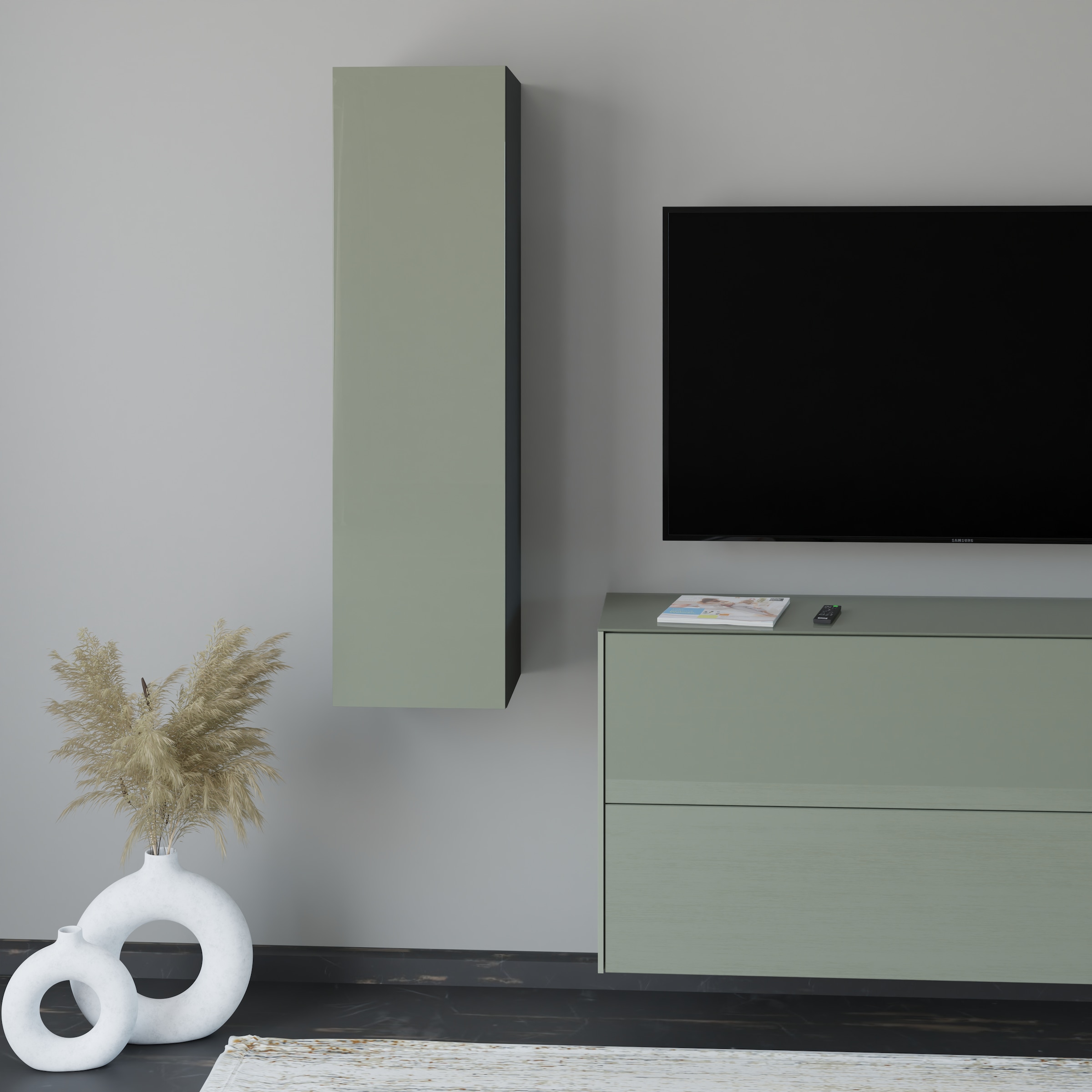 set one by Musterring Hängeschrank »Reno« 1 Stk. tlg. Für vertikale Montage, alternativ waagerecht montierbar