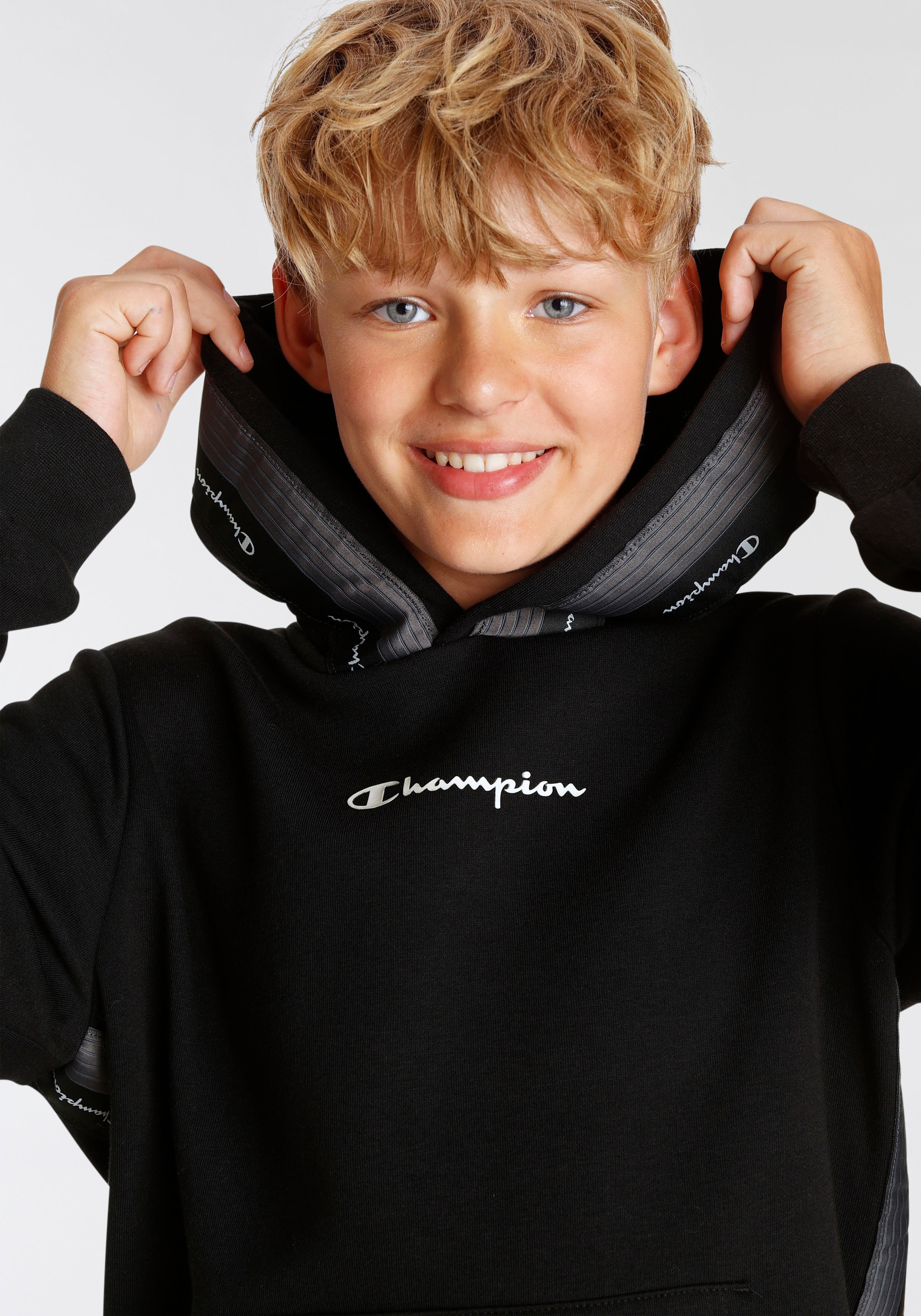 - kaufen BAUR Kapuzensweatshirt für | Champion Sweatshirt Kinder« Hooded »Tape