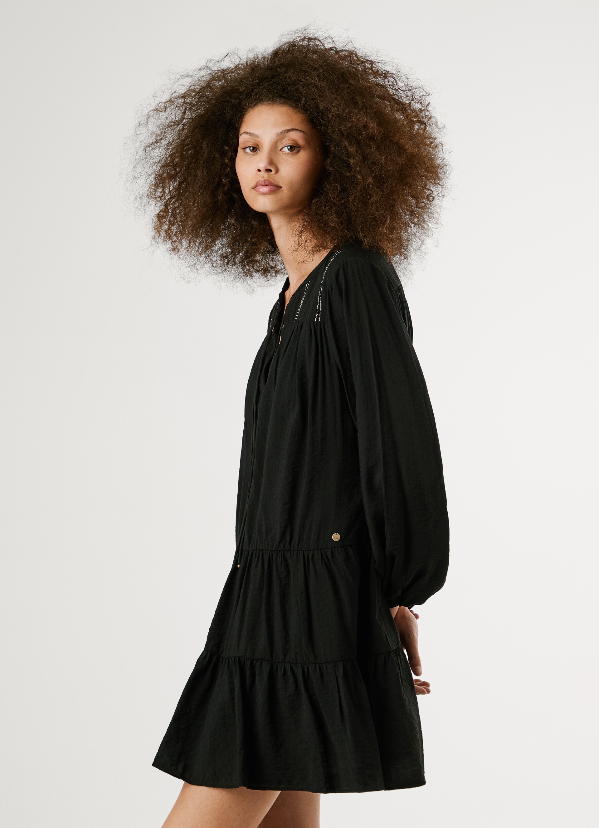 Pepe Jeans Tunikakleid "PAULE DRESS" mit Stufenschnitt günstig online kaufen