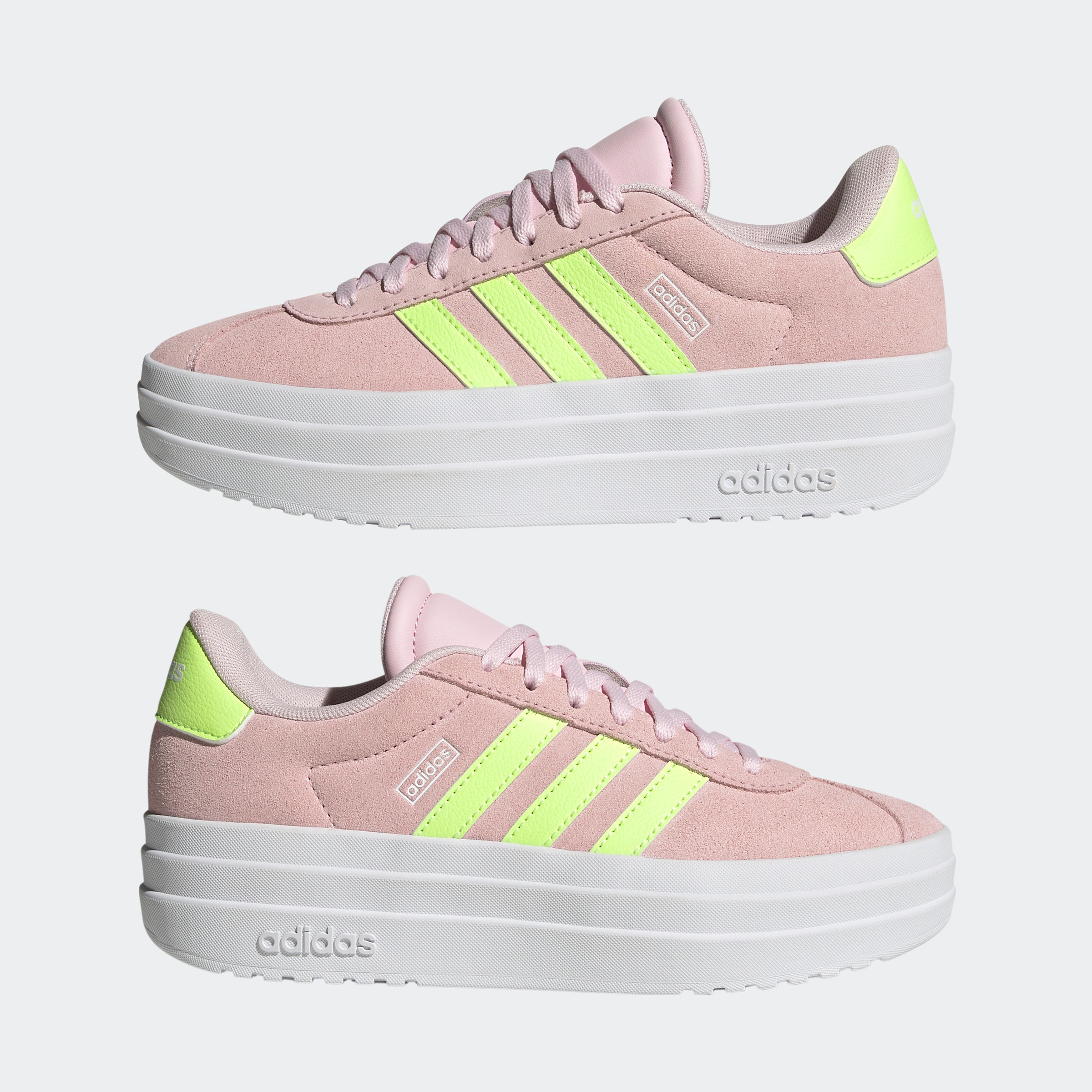 adidas Sportswear Sneaker »VL COURT BOLD LIFESTYLE KIDS«, Design auf den Spuren des adidas Gazelle Bold
