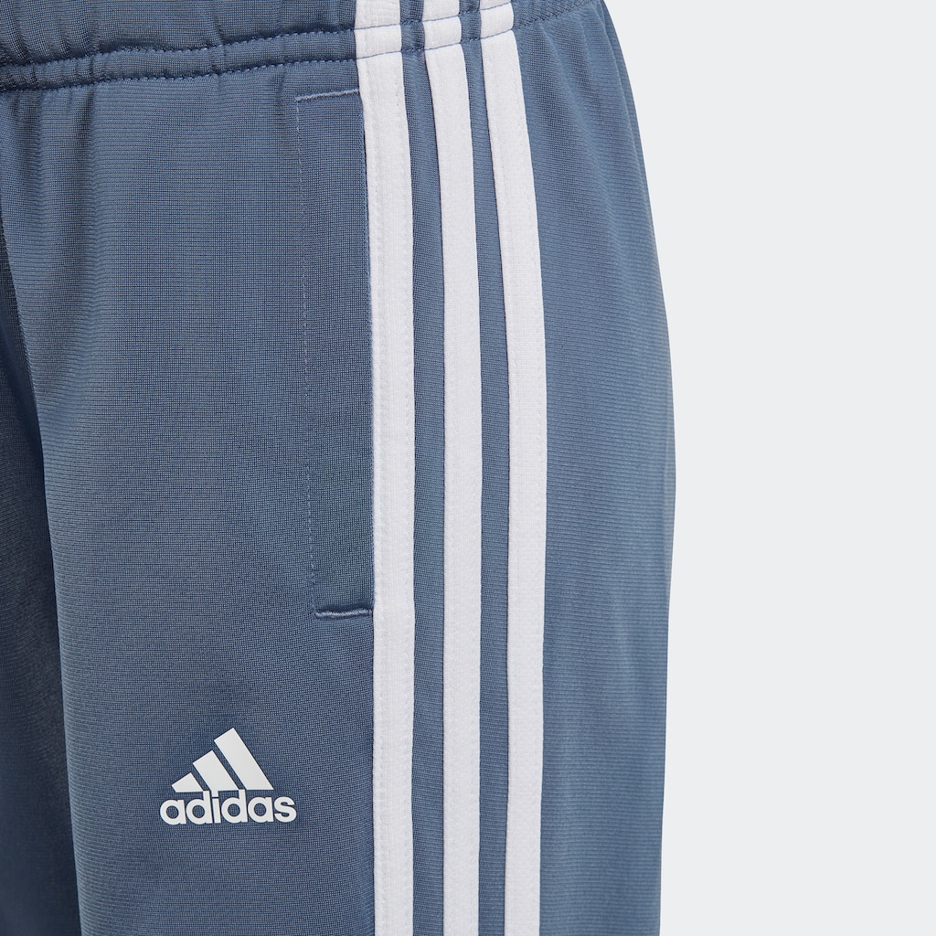 adidas Sportswear Trainingsanzug »ESSENTIALS 3-STREIFEN SHINY«, (2 tlg.)