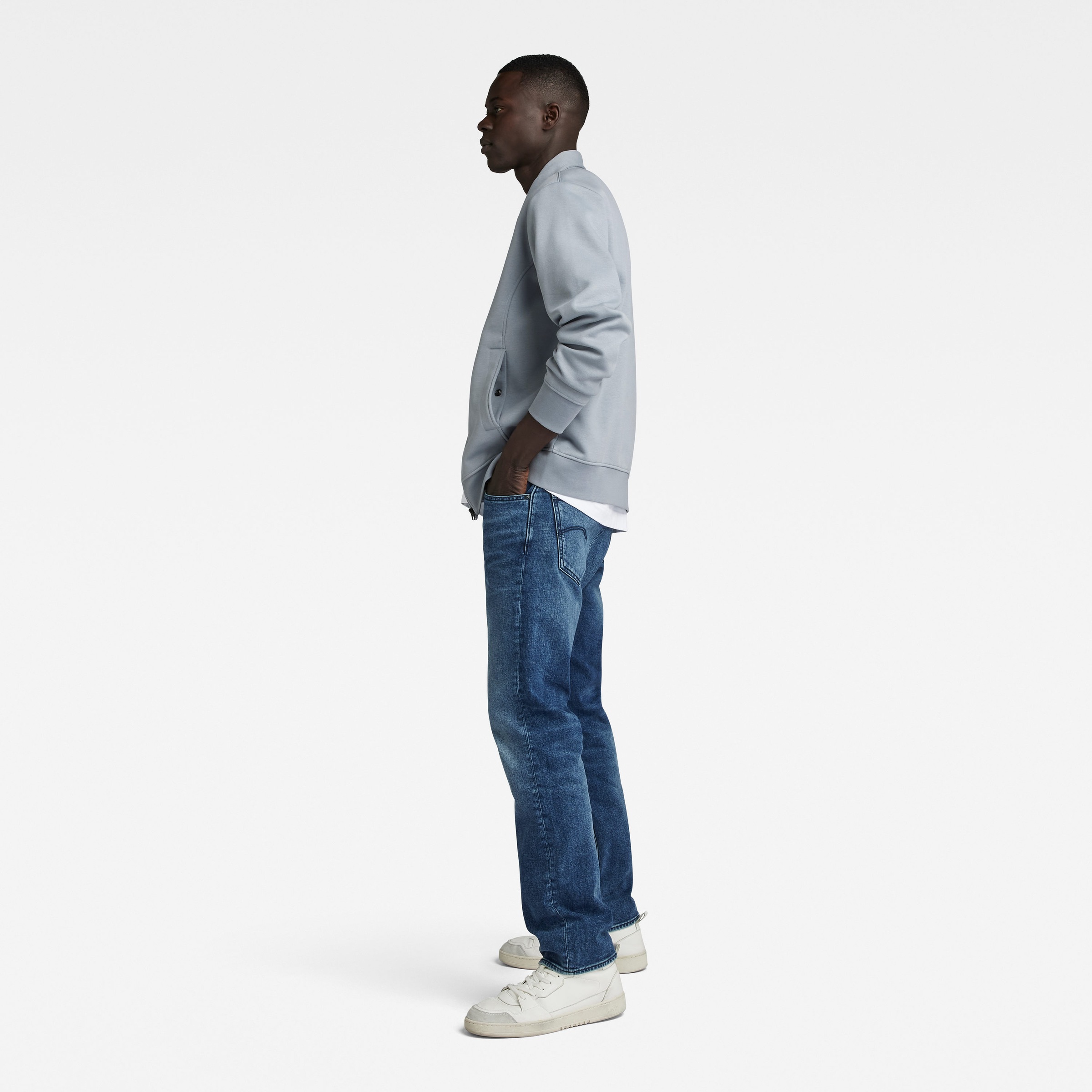 Thumbnail - G-STAR Straight-Jeans "Mosa Straight" mit hellen Nähten