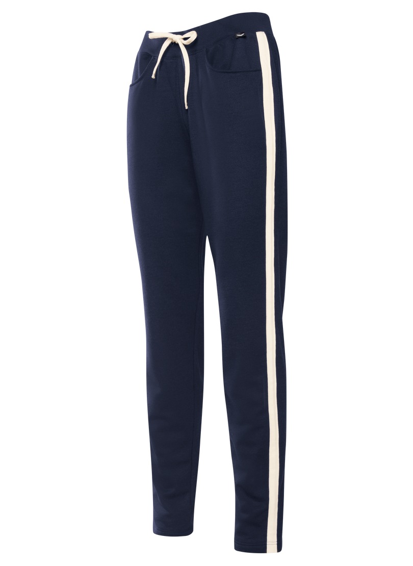 Trigema Jerseyhose "TRIGEMA Jogginghose mit kontrastfarbigen Akzenten" günstig online kaufen