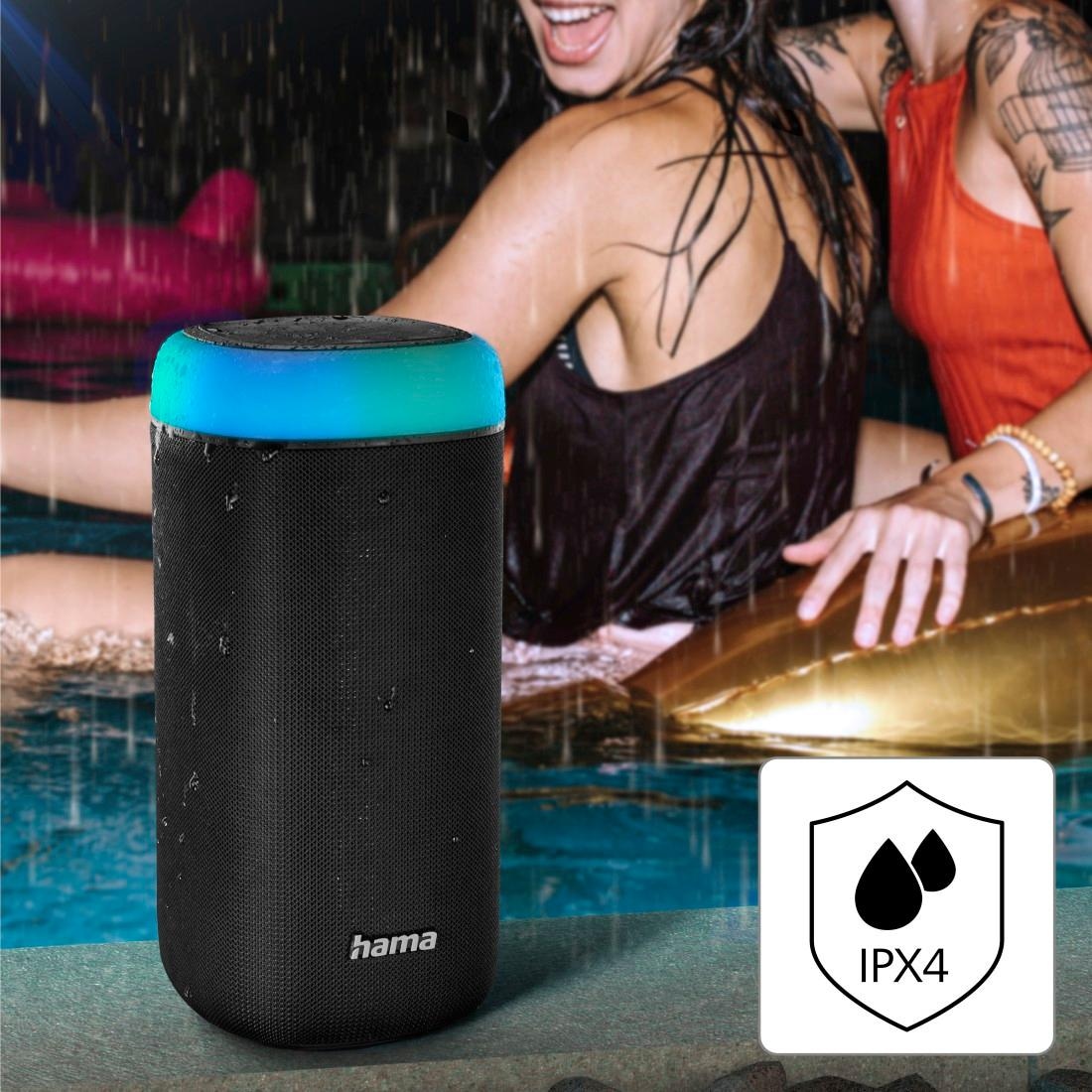 Xtra 2.0 | Hama 360ᵒ Bass,360ᵒ Bluetooth-Lautsprecher BAUR Bass Freisprechanlage,Xtra LED spritzwassergeschützt«, Sound »Bluetooth Box Sound Shine