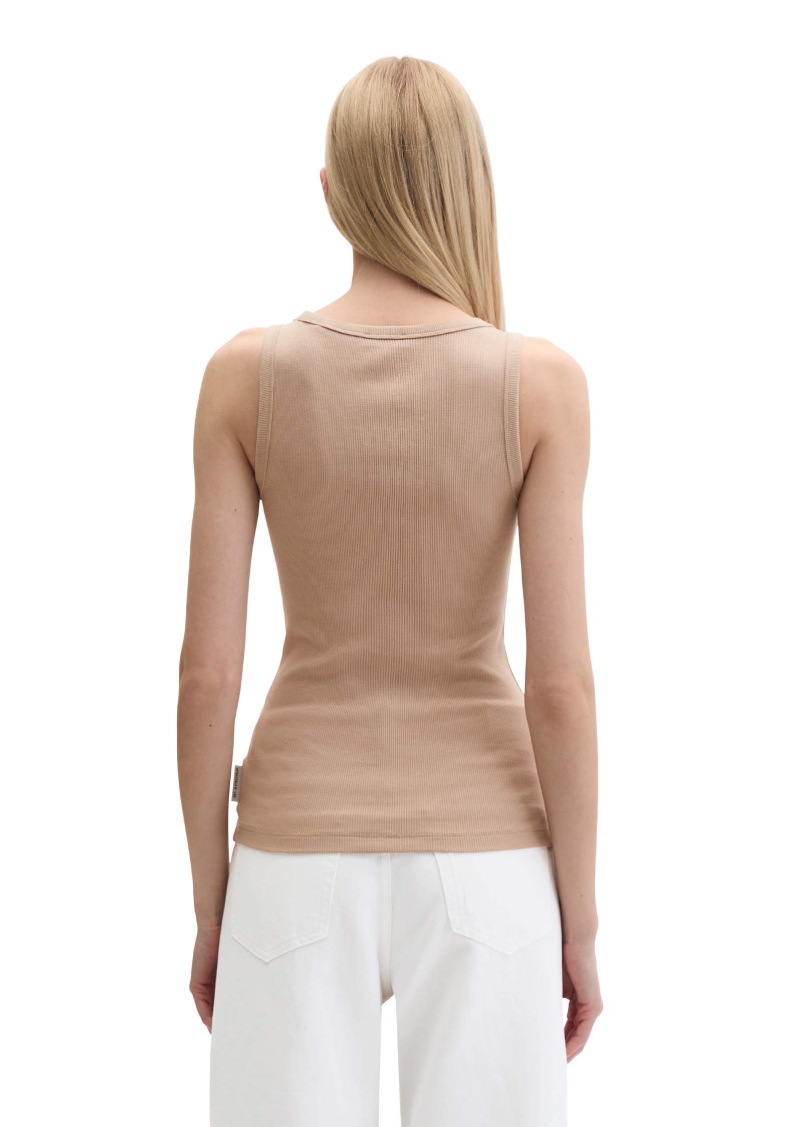 Marc O'Polo T-Shirt »aus elastischem Rippjersey«