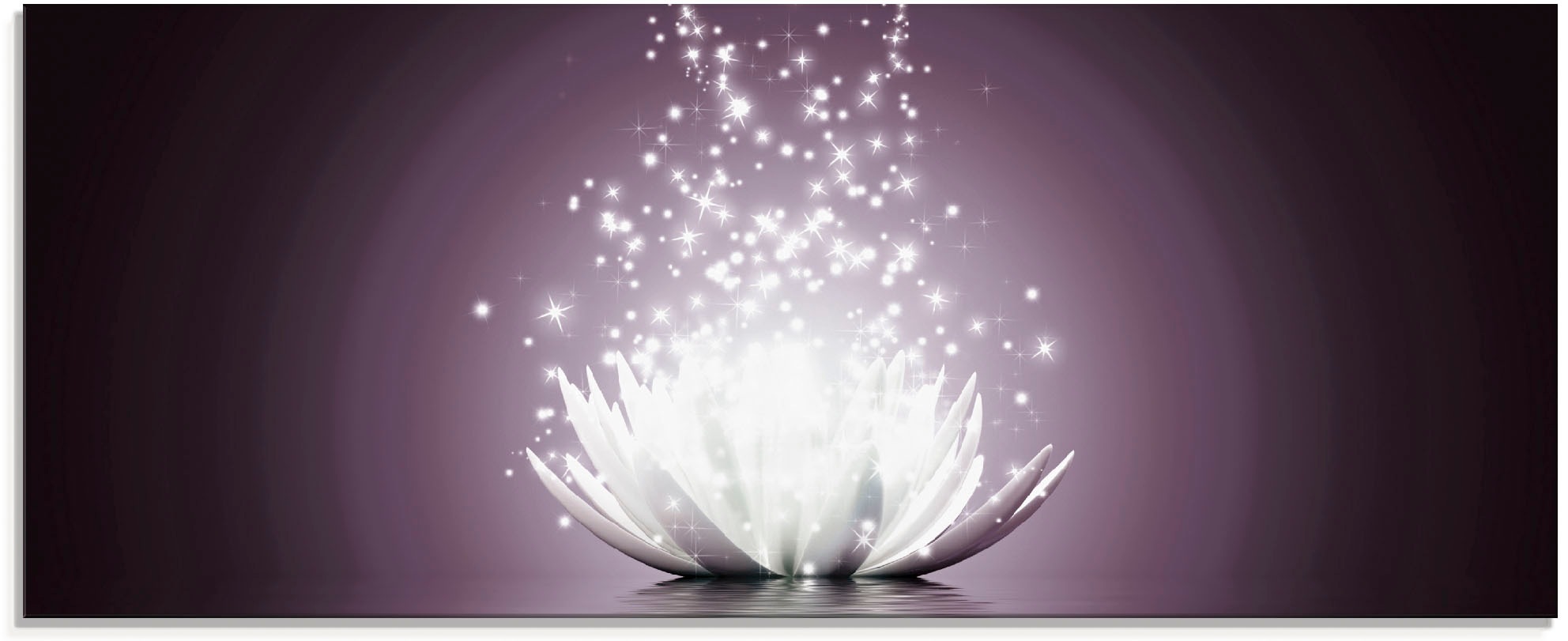 Artland Glasbild "Magie der Lotus-Blume", Blumen, (1 St.), in verschiedenen günstig online kaufen