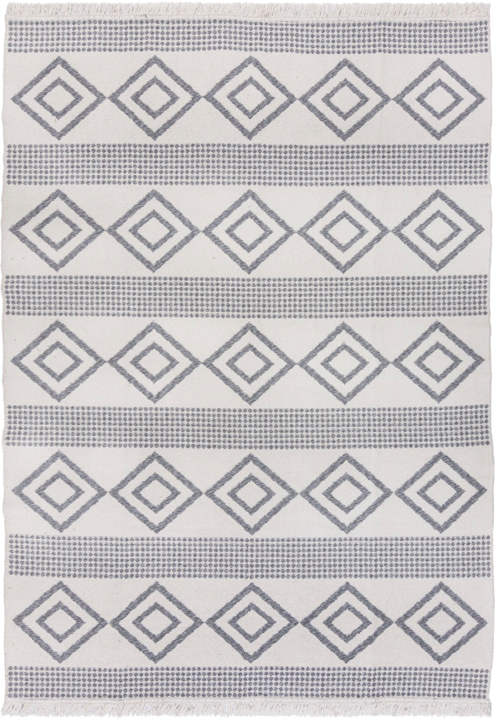 FLAIR RUGS Teppich »Teo, wendbar« rechteckig 2 mm Höhe Wendeteppich aus recyceltem Material