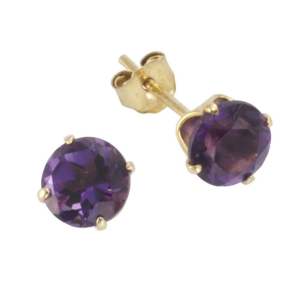 Fascination by Ellen K. Paar Ohrstecker »333/- Gelbgold Amethyst«