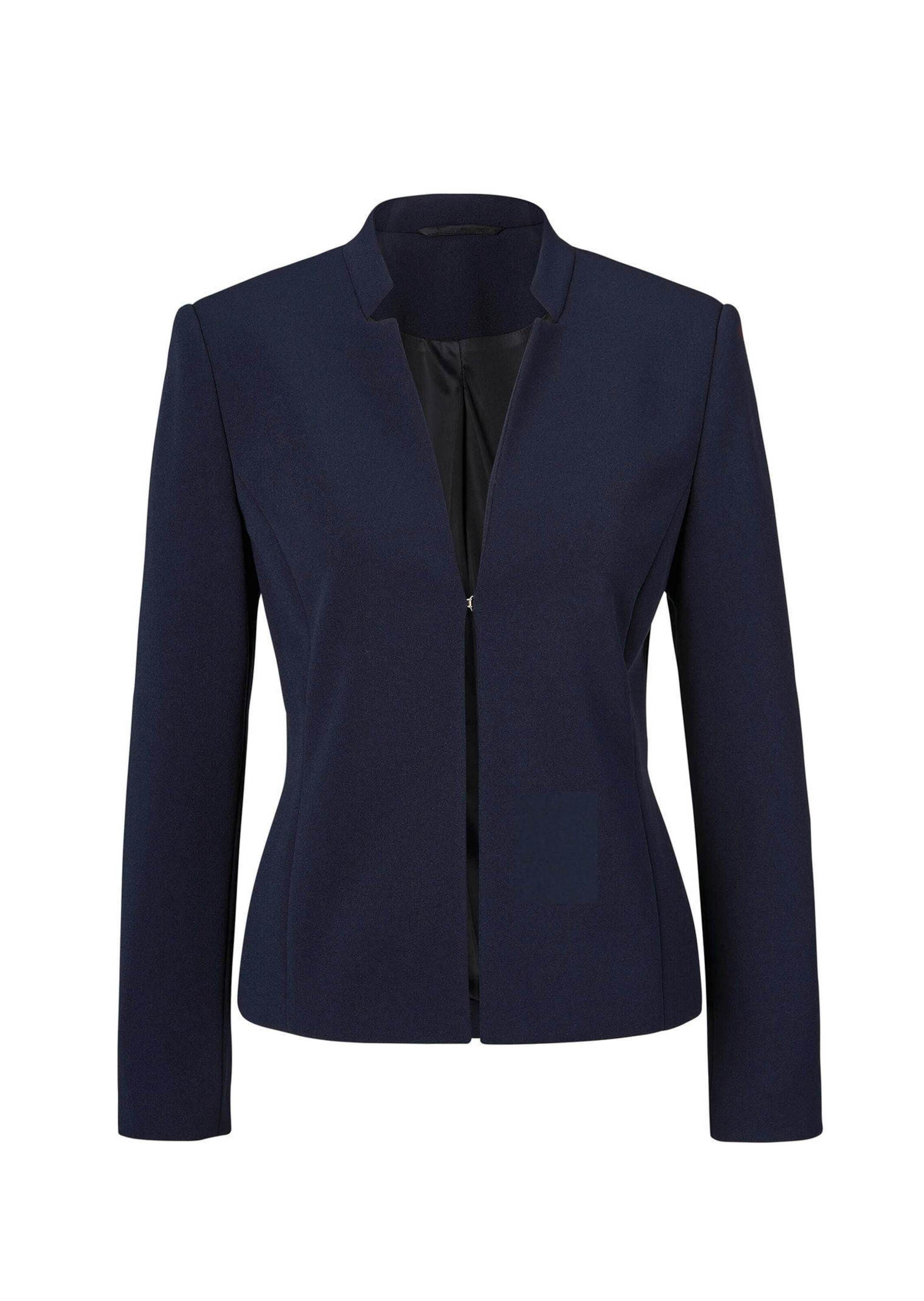 GOLDNER Jackenblazer "Eleganter Festblazer mit Stehkragen" Trageangenehmer Jersey