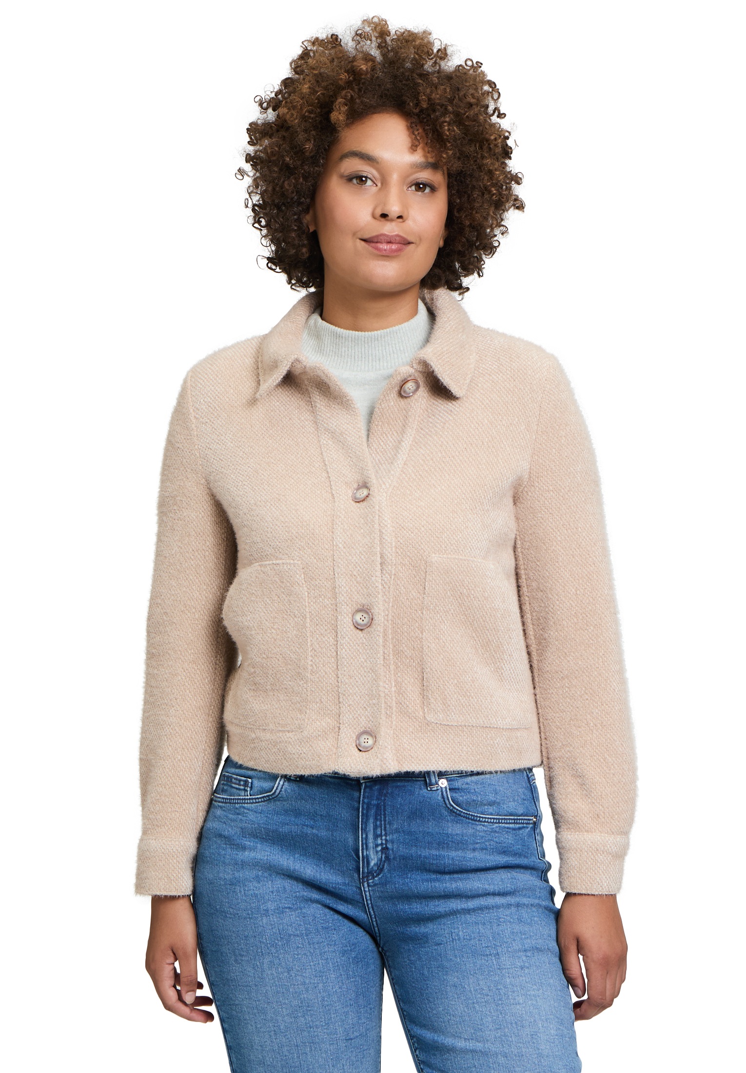 Cartoon Canvasjacke » Casual-Jacke su aufgeset...
