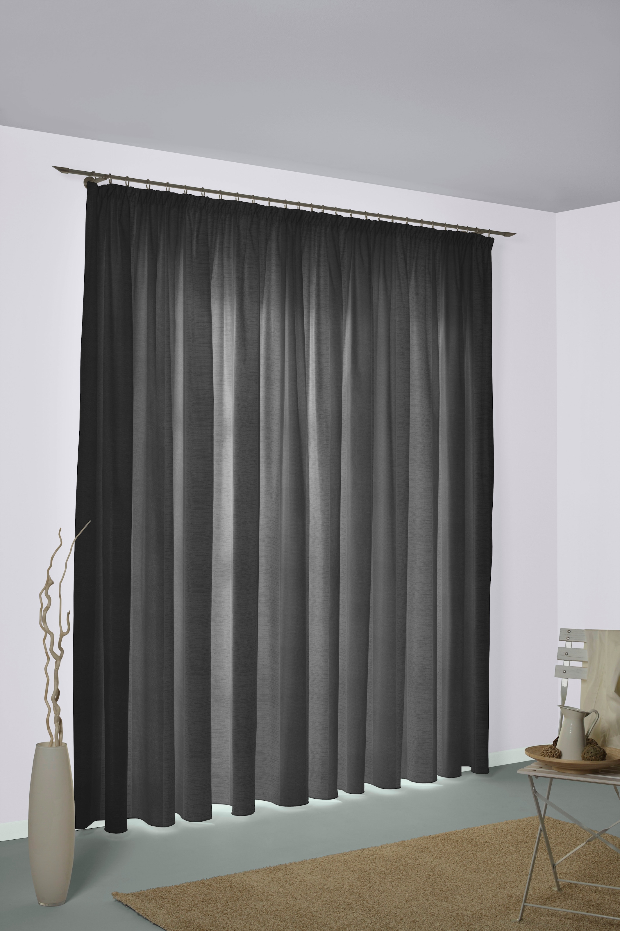 Wirth Vorhang "Niederau" Smokband 1 Stk. tlg. günstig online kaufen