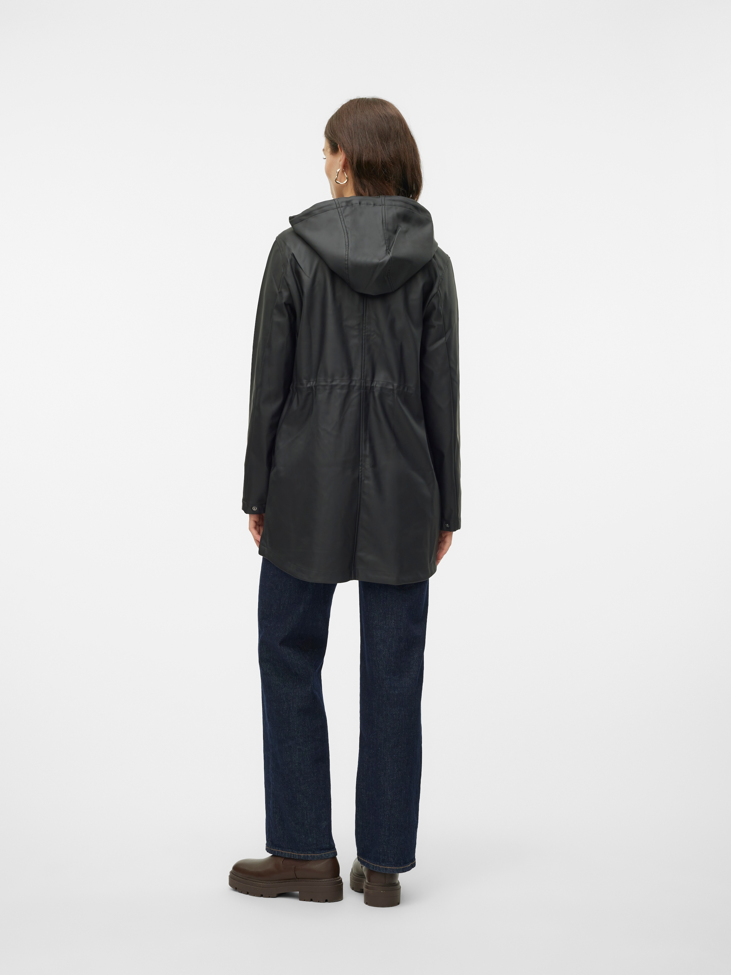 Vero Moda Regenjacke »VMMALOU COATED JACKET« mit Kapuze wasserabweisende Beschichtung
