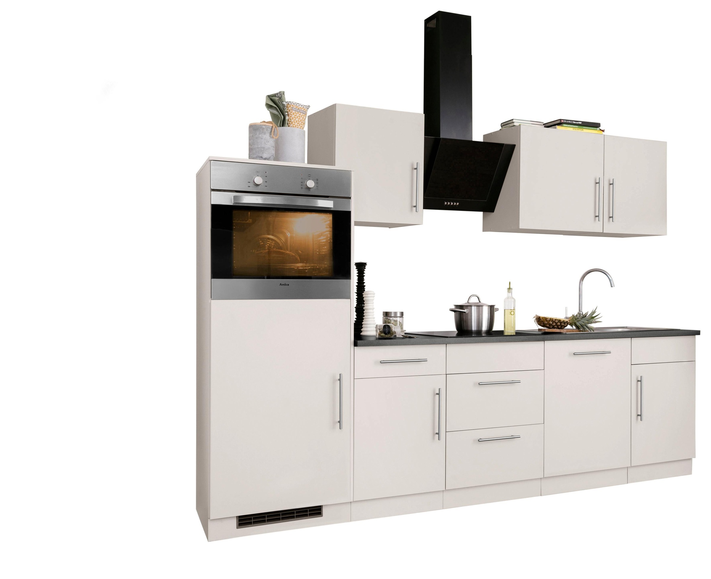 wiho Küchen Küchenzeile "Cali, TOPSELLER" ohne E-Geräte, Breite 280 cm günstig online kaufen