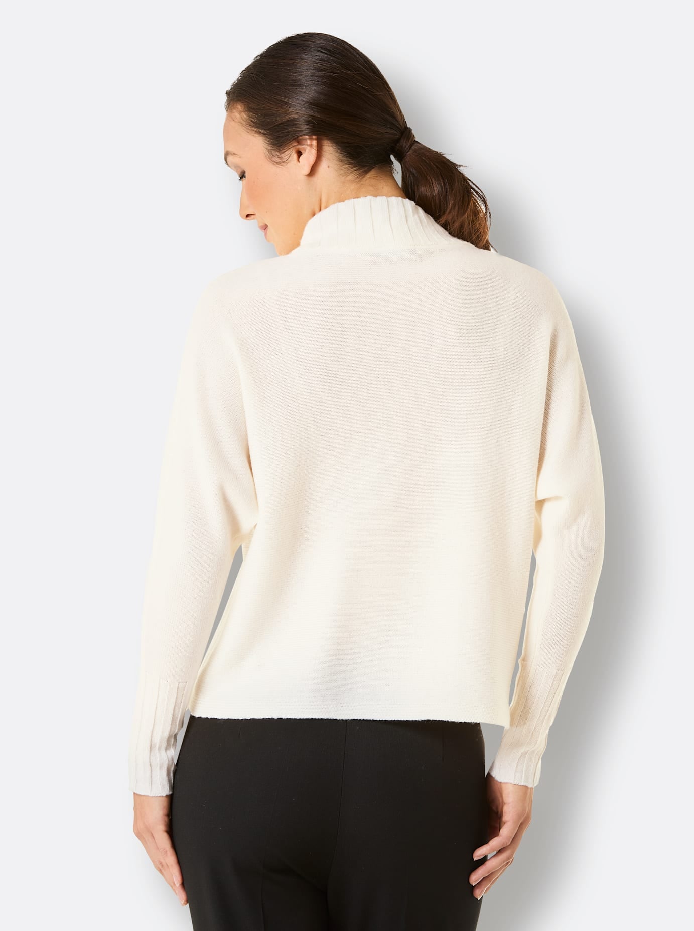 CREATION L PREMIUM Stehkragenpullover »Merino-Kaschmir-Pullover«