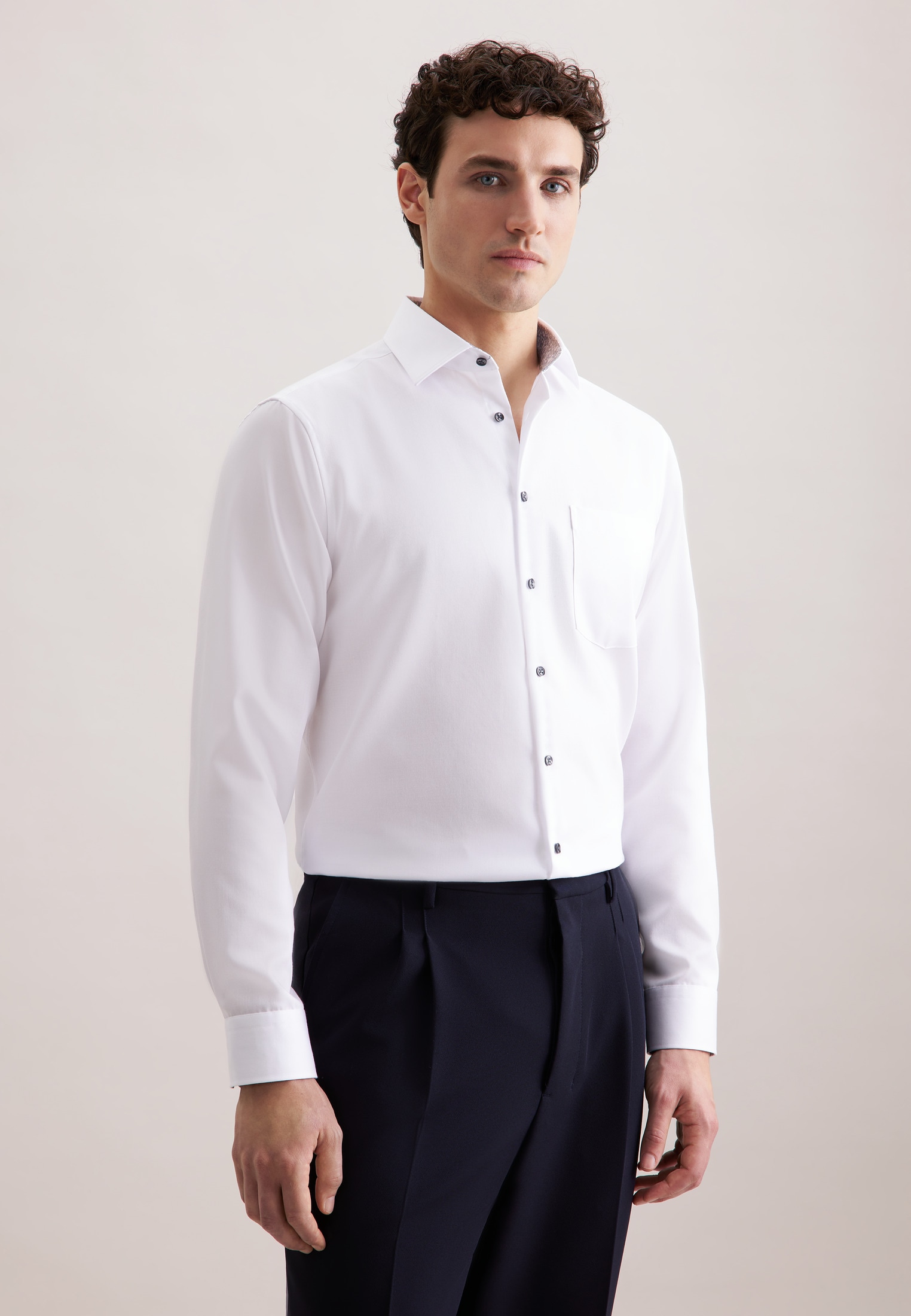 seidensticker Businesshemd "Regular" Regular 1/1 Kentkragen Uni günstig online kaufen