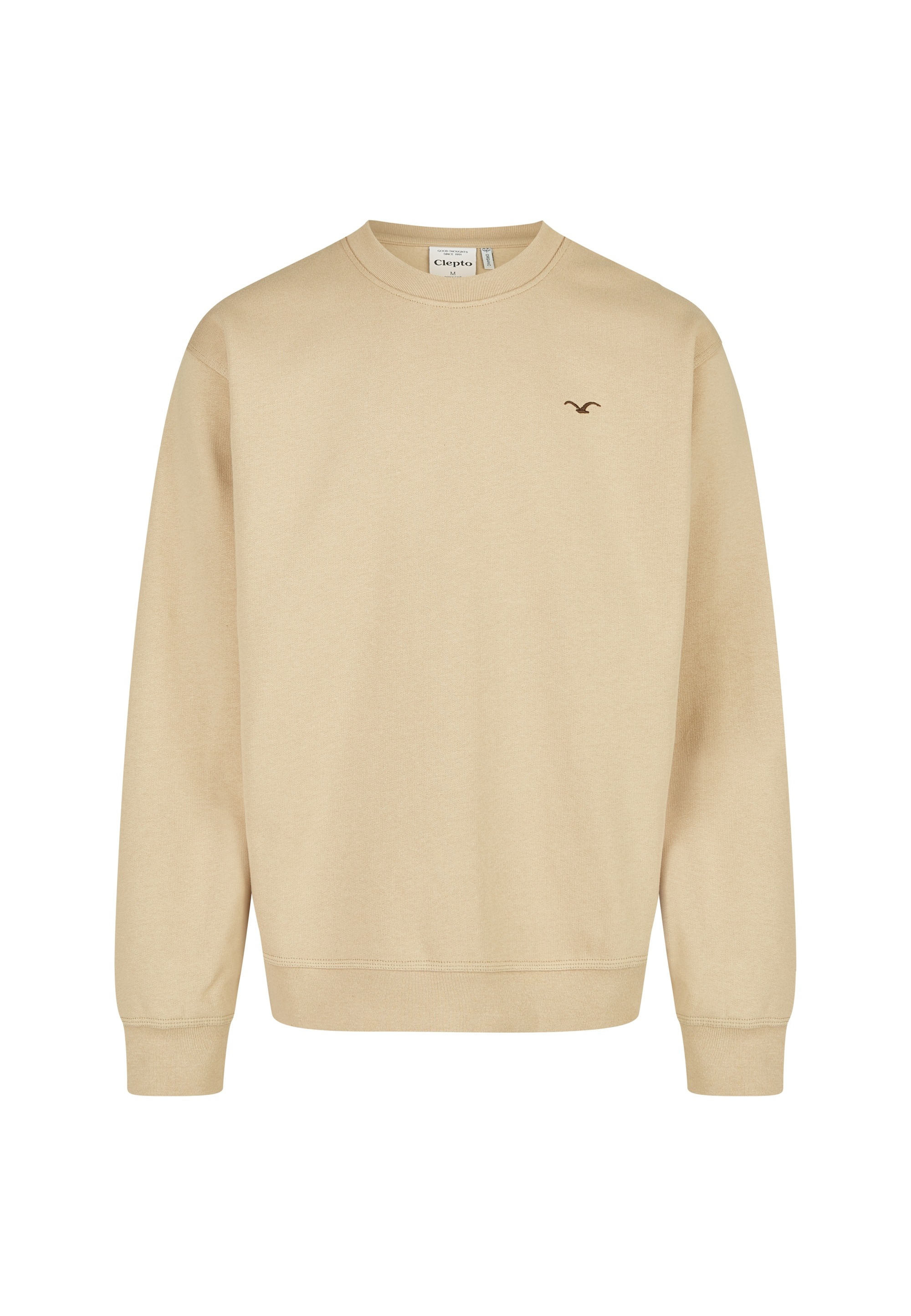 Thumbnail - Cleptomanicx Sweatshirt "Ligull Boxy", mit kleiner Möwenstickerei