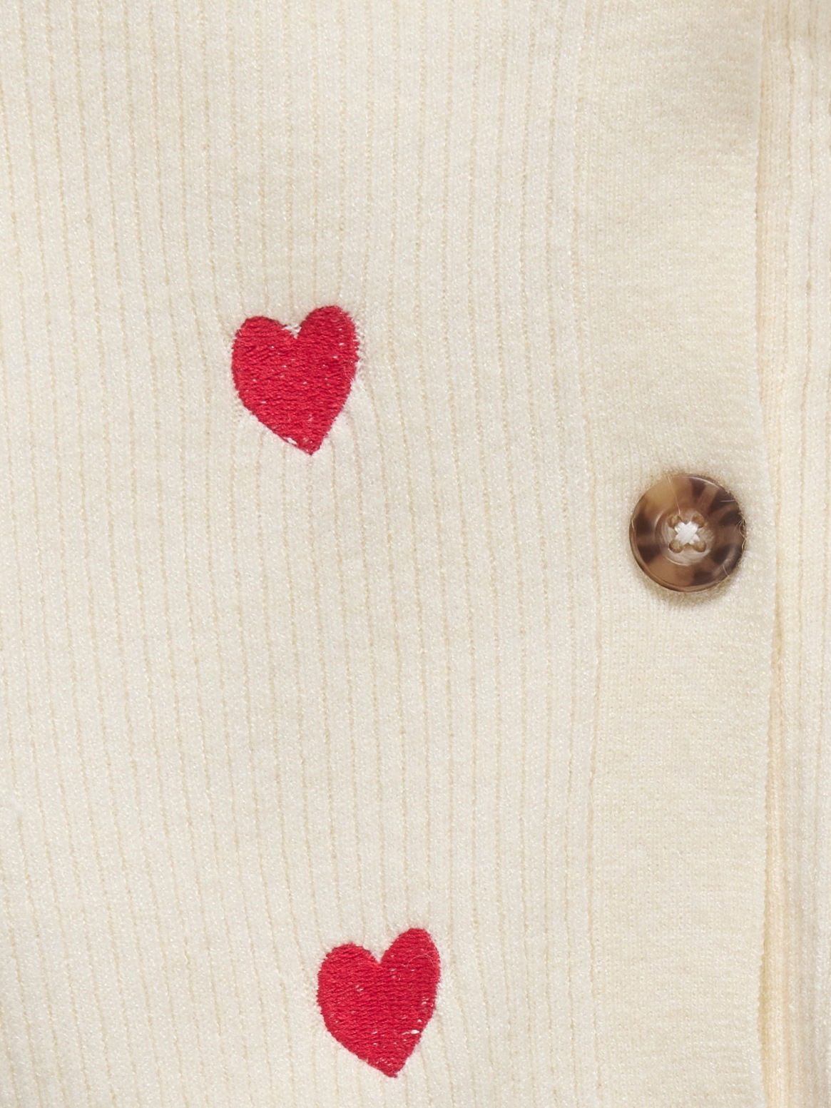 Thumbnail - KIDS ONLY Strickjacke "KOGDANA LIFE LS HEART VNECK CARDIGAN KNT" 1 Stk. tlg.