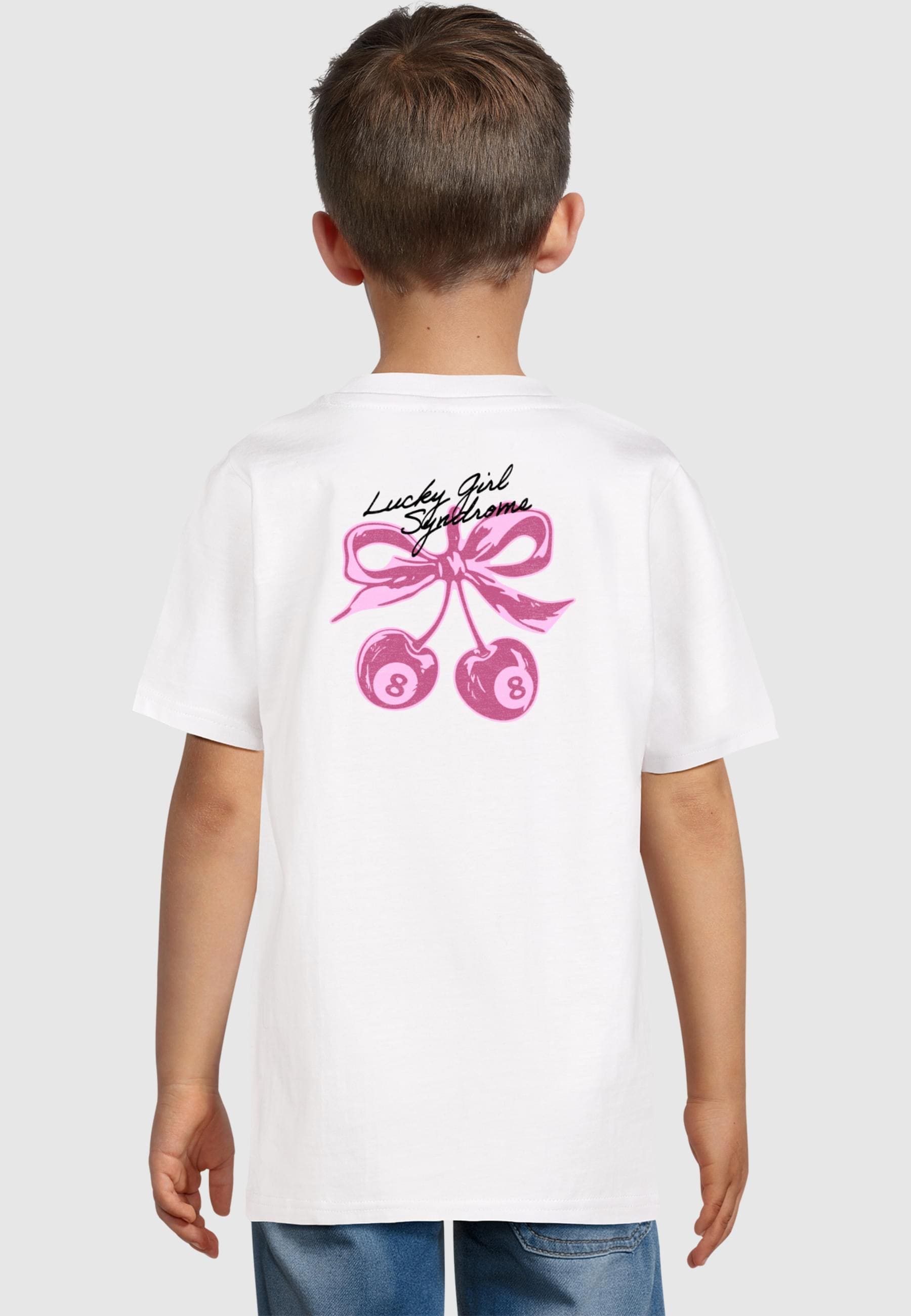 MisterTee T-Shirt »MisterTee Kids Lucky Girl Syndrome Tee«, (1 tlg.)