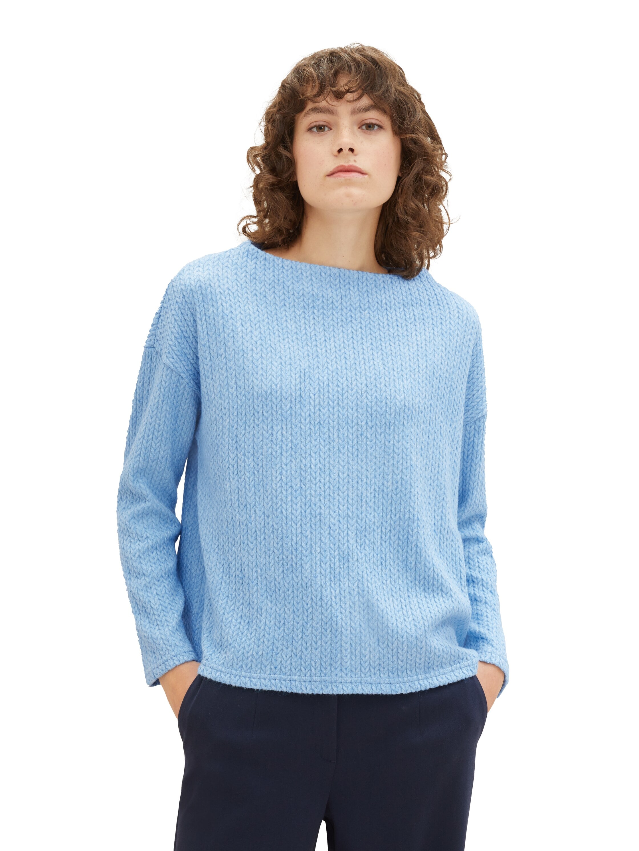 TOM TAILOR Sweatshirt, BAUR Naht Drop-Shoulder online | mit kaufen