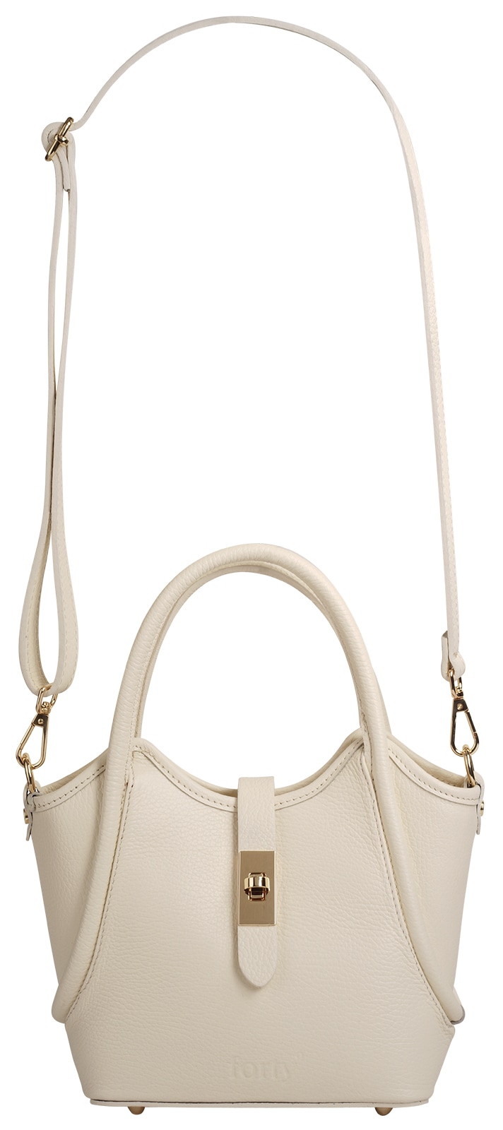 forty° Henkeltasche »CALDRINA - S« echt Leder, Made in Italy