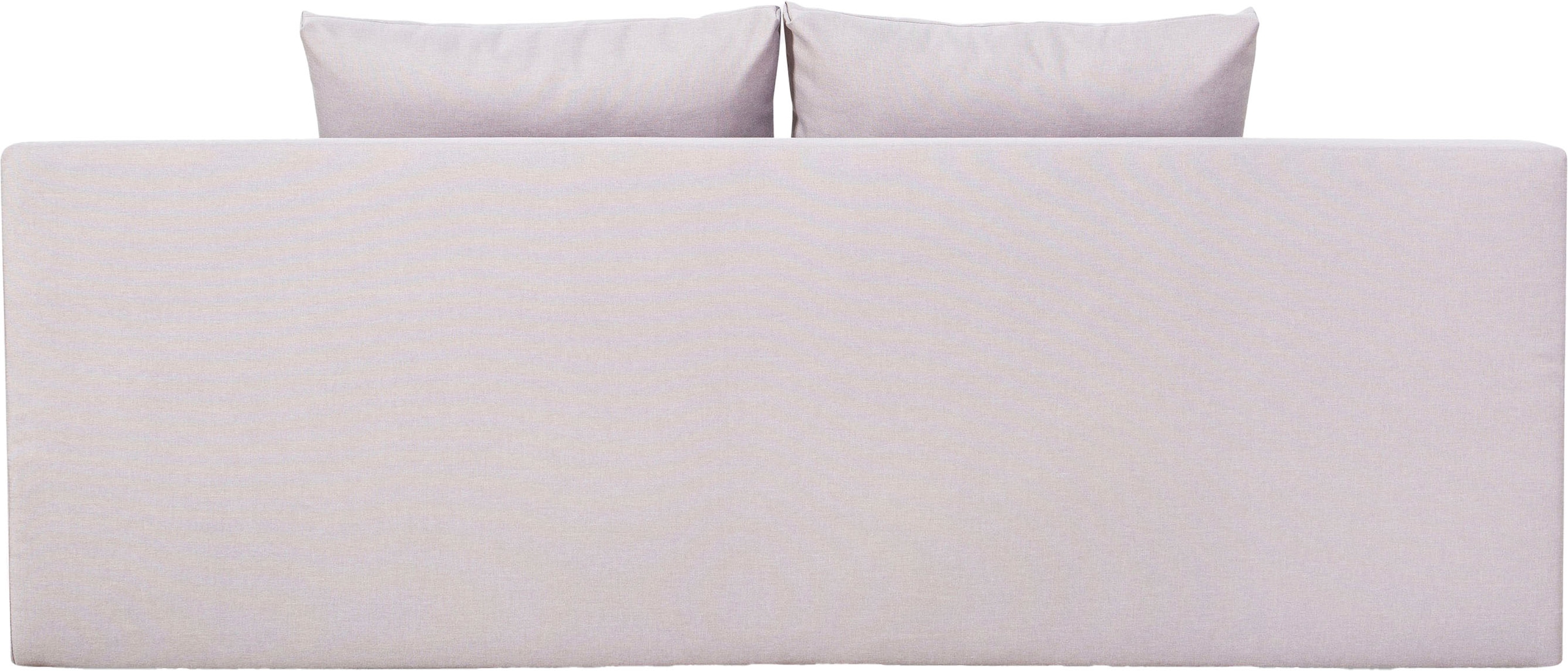 COLLECTION AB Schlafsofa »Tania mit Bettfunktion und Bettkasten«, komfortabler Sitzkomfort: Federkern-Polsterung, inklusive Rückenkissen