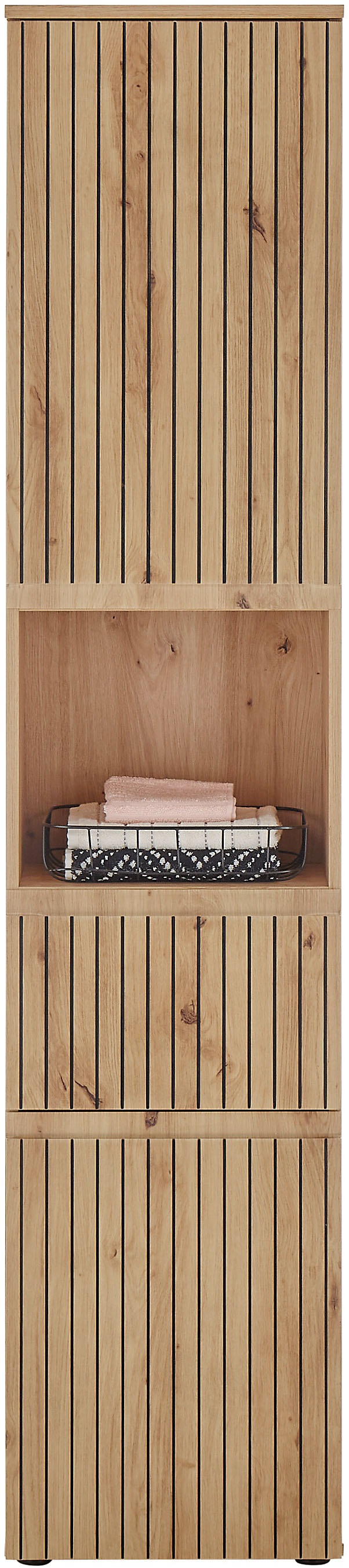 BASIC by Balculina Hochschrank »Austin«, (1 St.), Breite 40 cm, Türanschlag L/R wechselbar, Soft-Close-Funktion