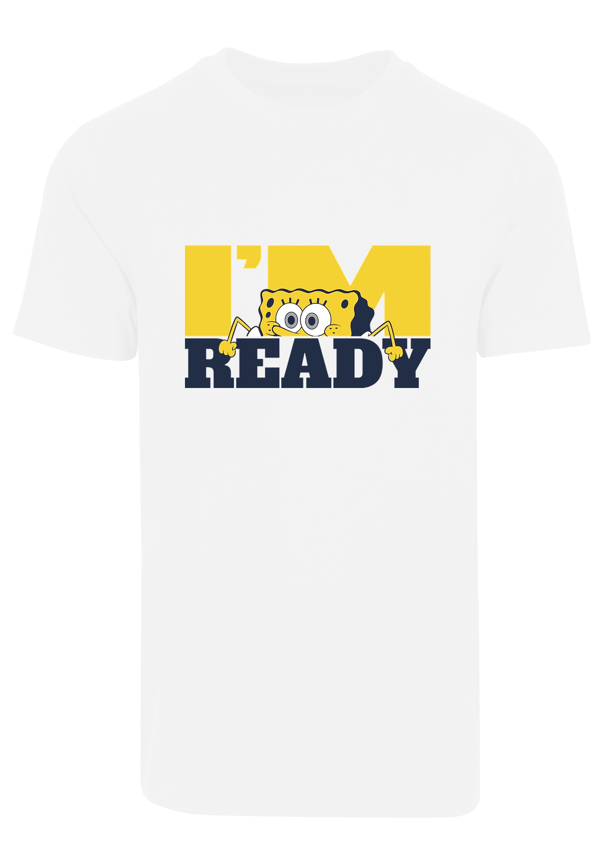 F4NT4STIC T-Shirt "Spongebob Schwammkopf IM READY - Ich bin bereit", Herren günstig online kaufen