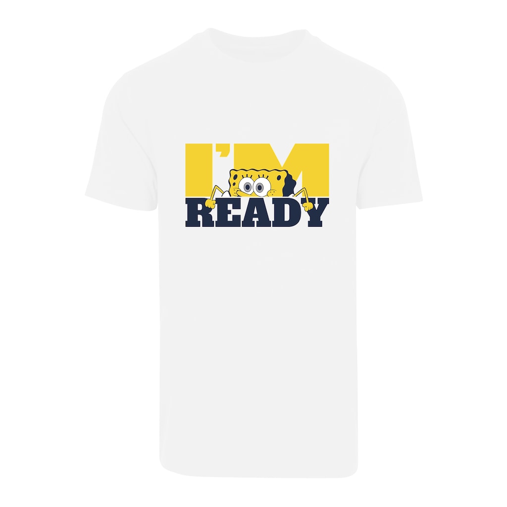 F4NT4STIC T-Shirt »Spongebob Schwammkopf I'M READY - Ich bin bereit!«