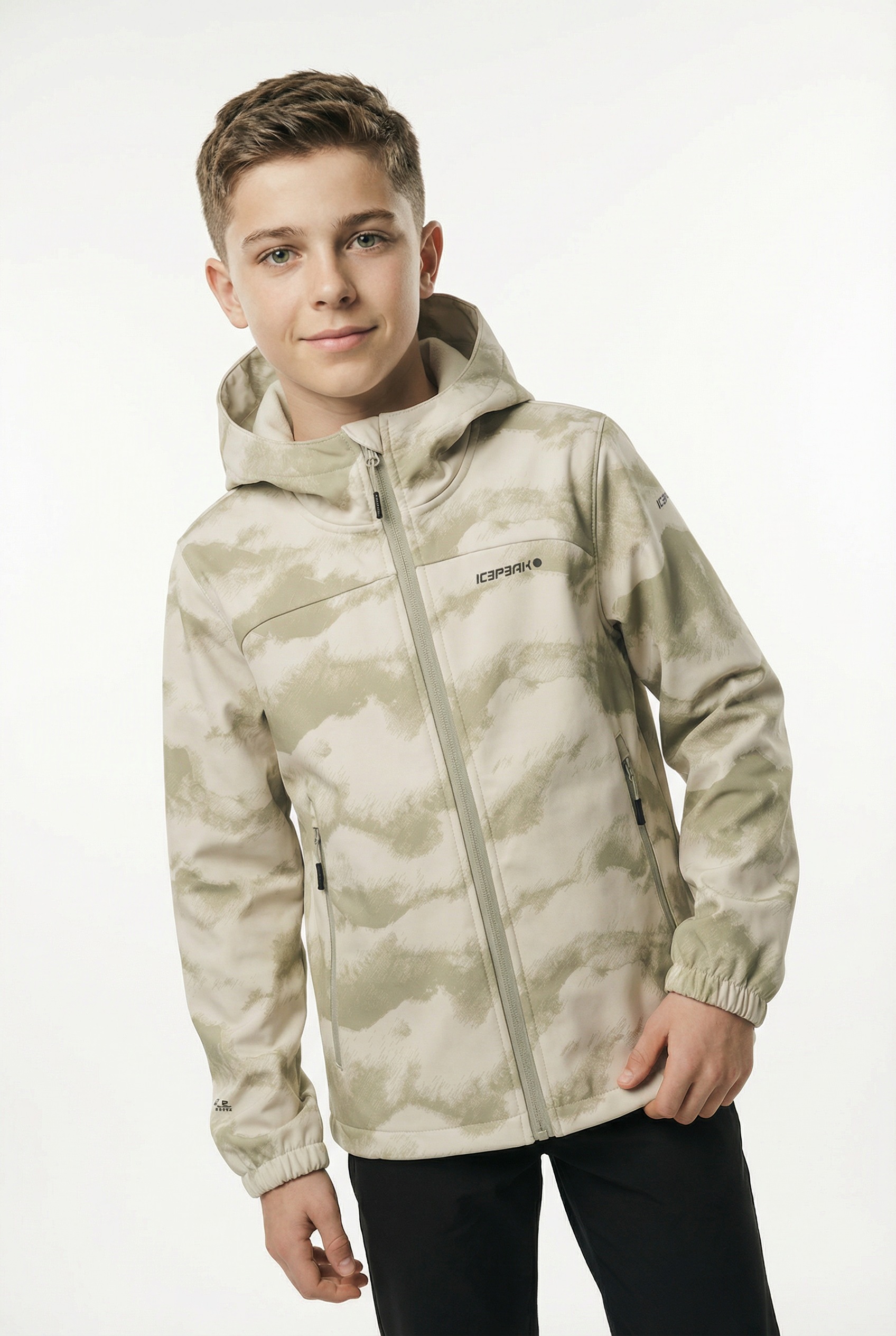 Icepeak Softshelljacke "KULM JR" wasserdicht, mit Wassersäule 8.000 mm, atmungsaktiv