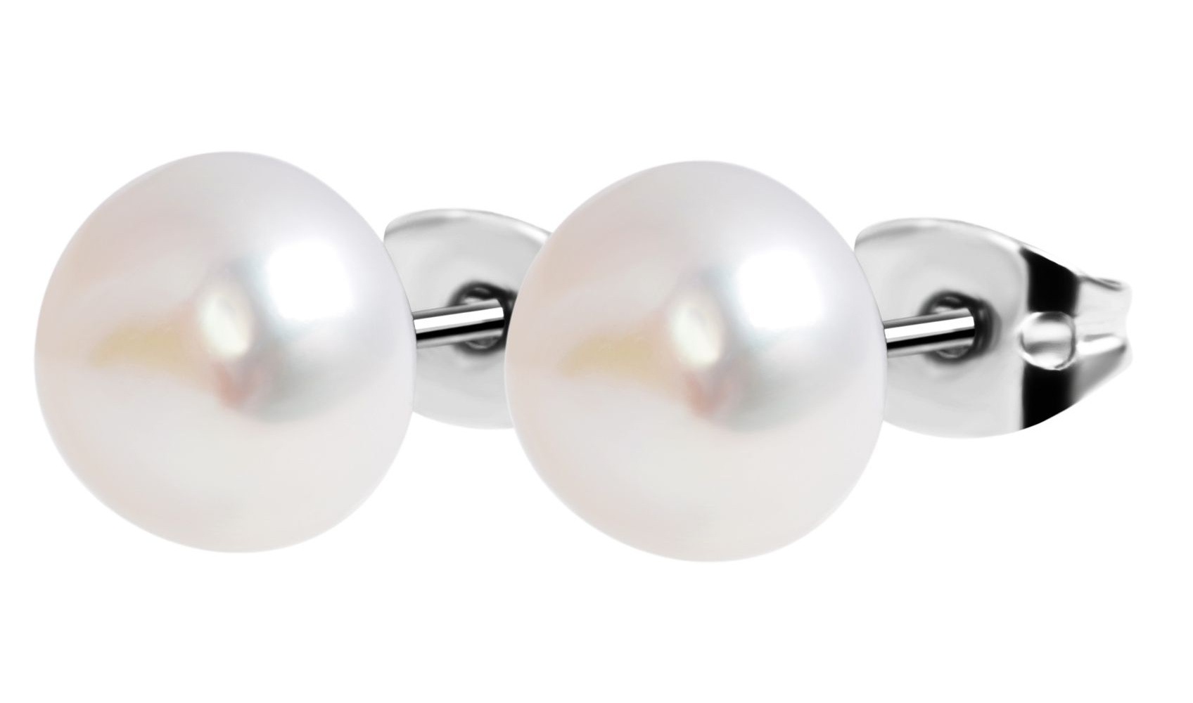 Adelia´s Paar Ohrhänger »Damen Ohrringe – Ohrstecker aus Edelstahl mit Perle« Zum Verschenken – ideal zum Weihnachten