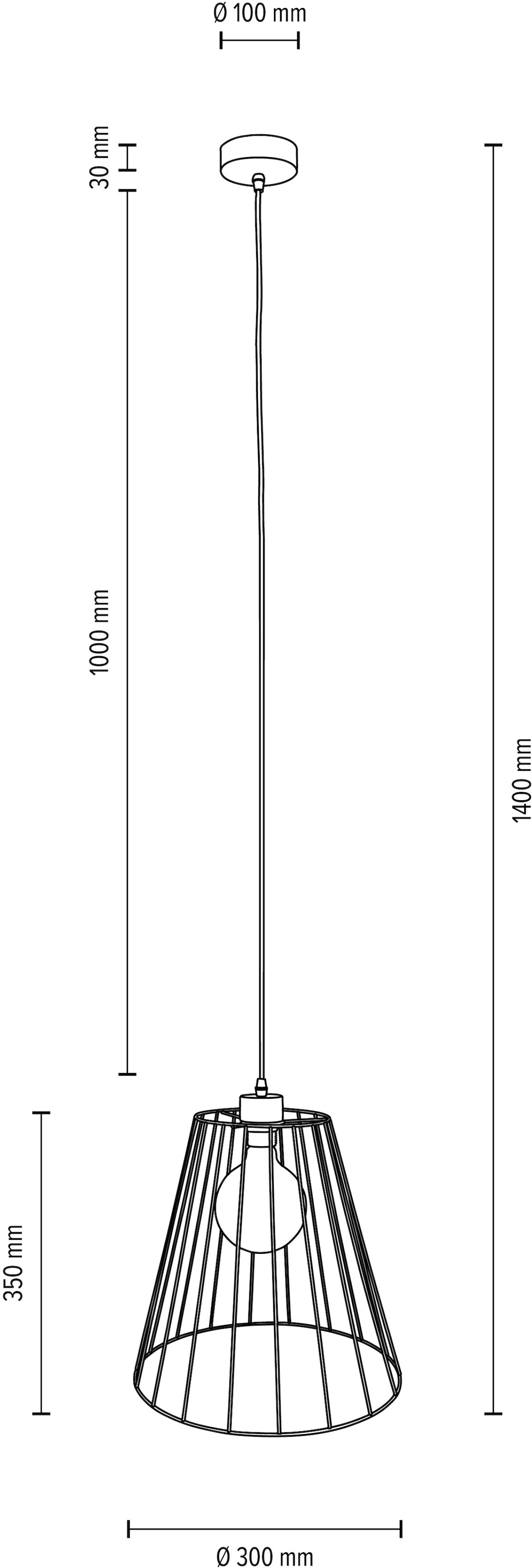 BRITOP LIGHTING Hängeleuchte »Swan«, 1 flammig, Leuchtmittel E27 | ohne Leuchtmittel-Leuchtmittel wechselbar, Dekorative Leuchte aus Metall, passende LM E27 / exkl., Made in Europe