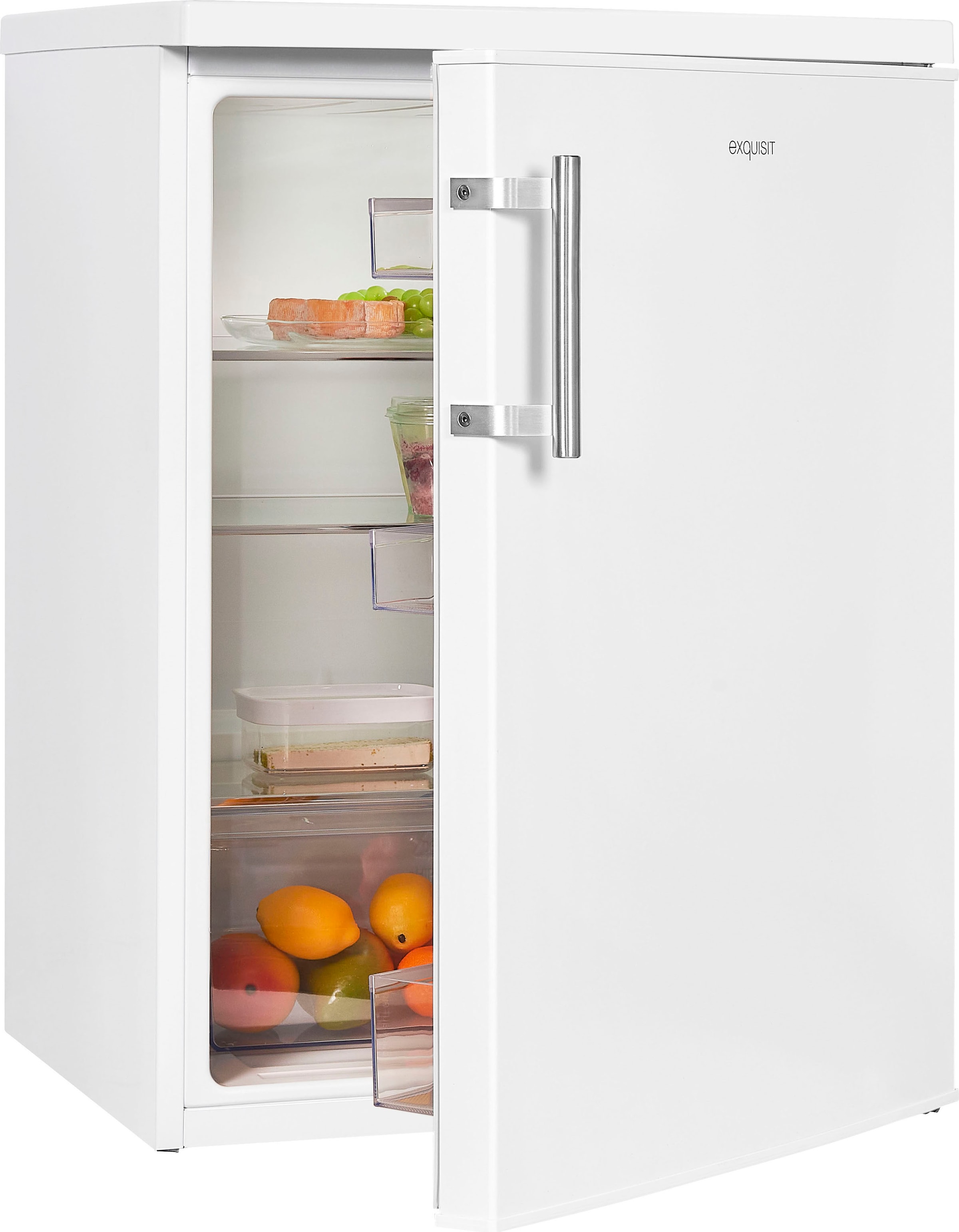 exquisit Vollraumkühlschrank, KS18-V-H-170E weiss, 85,0 cm hoch, 60,0 cm breit, 156 L Volumen