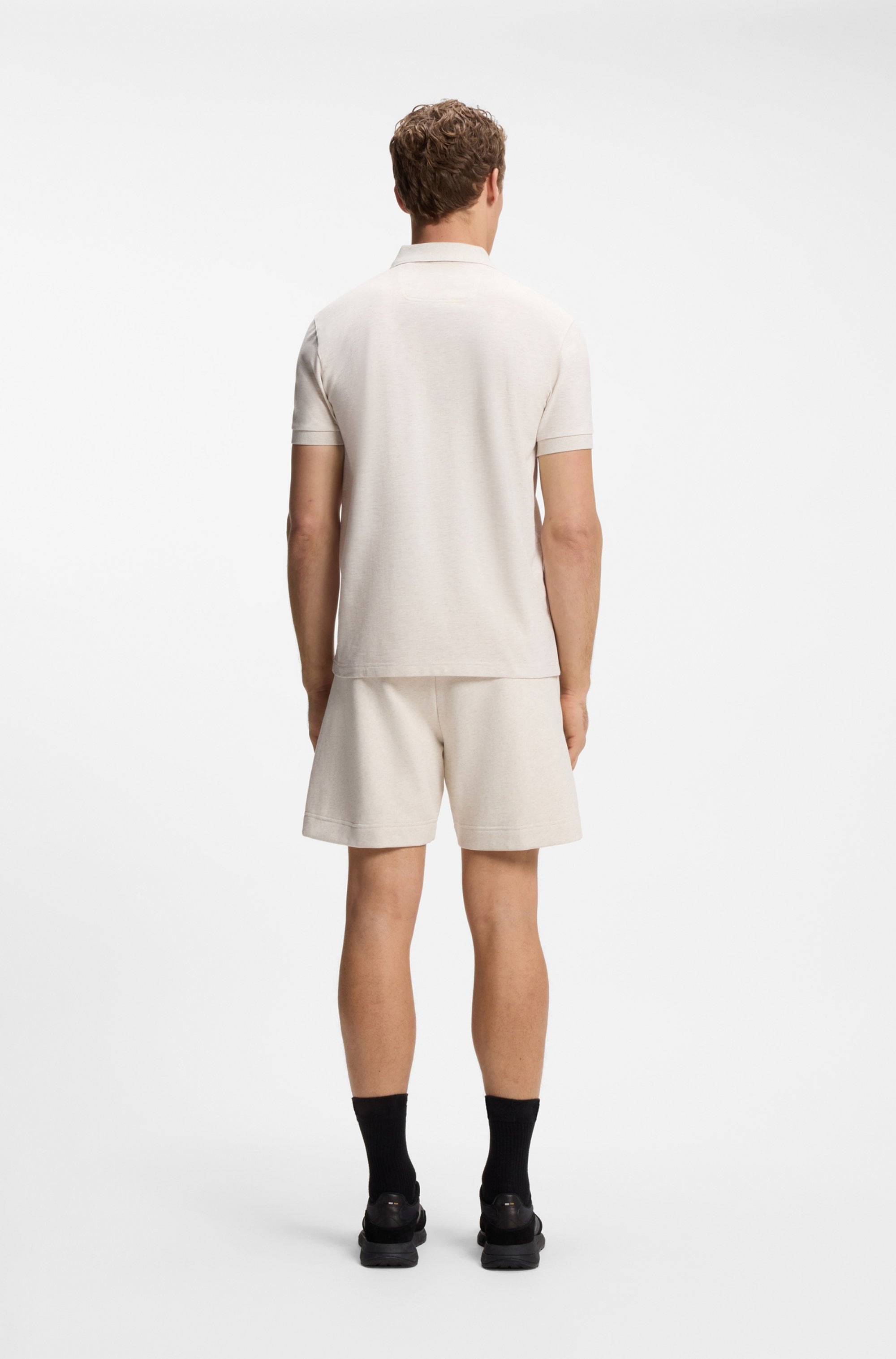 BOSS GREEN Poloshirt »Paddy Structure« Regular Fit, Reine Baumwolle, Logo-Patch