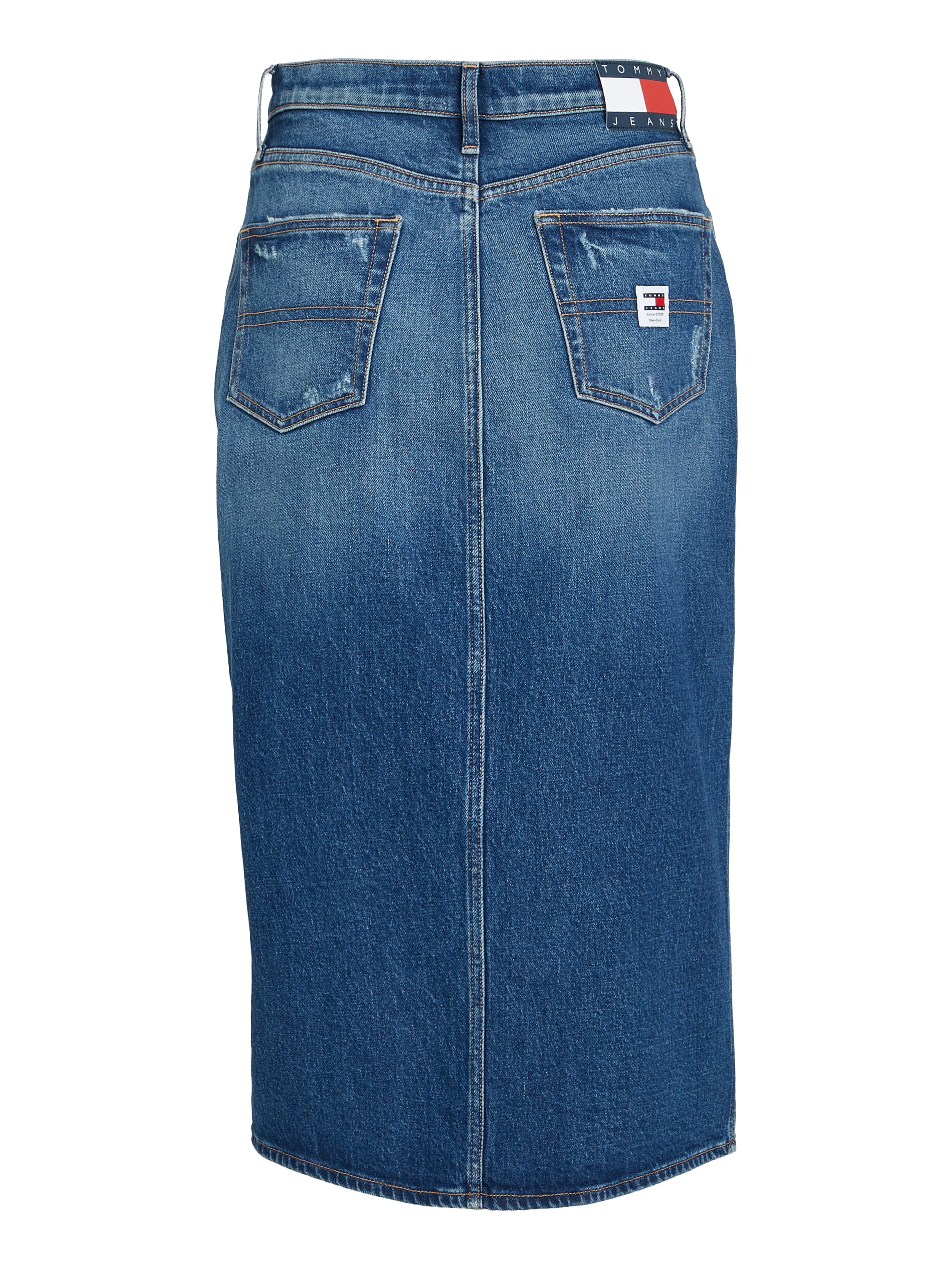 Tommy Jeans Midirock »CLAIRE HGH MIDI SKIRT CH6138«, Webrock im 5-Pocket-Style