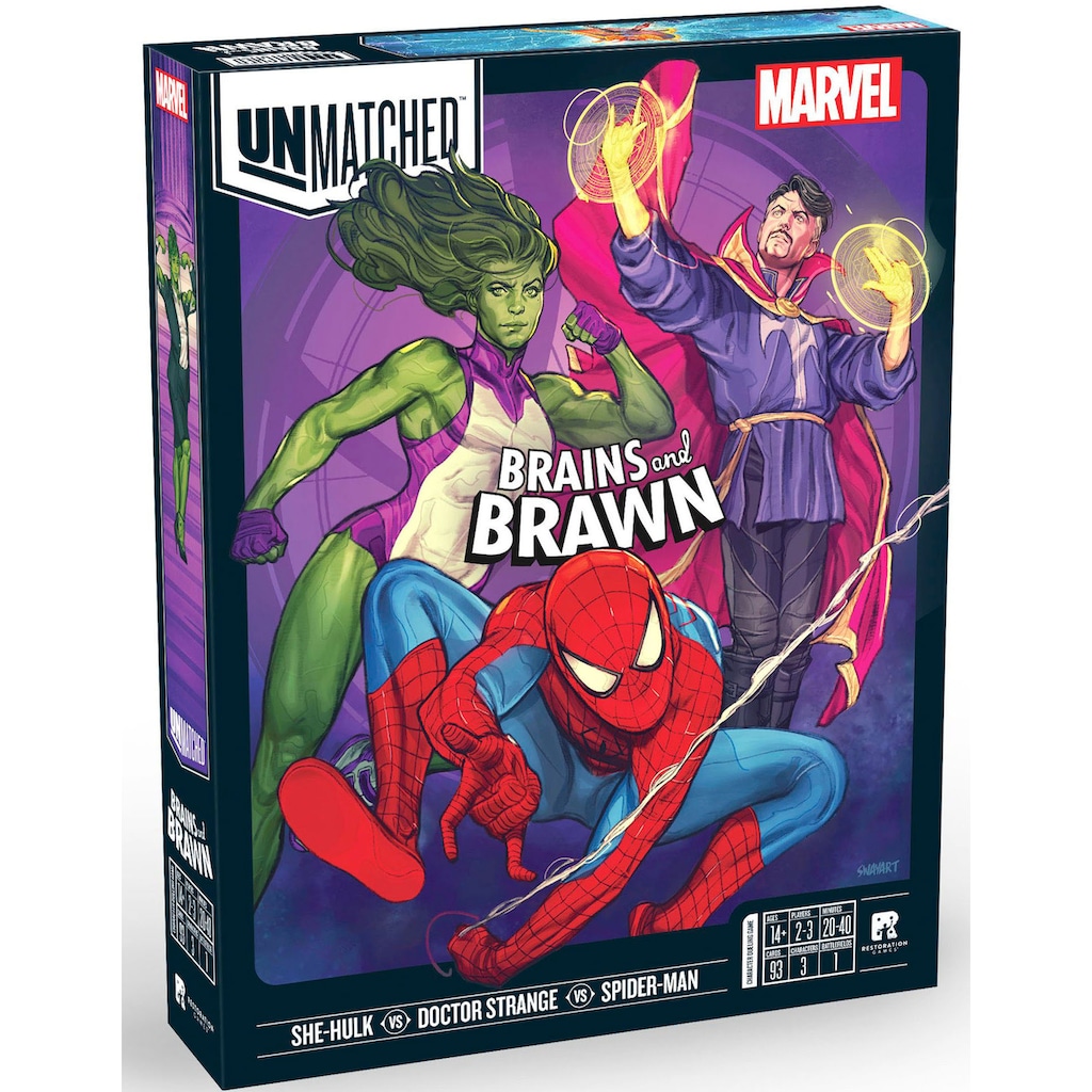 iello Spiel »Unmatched Marvel: Brains & Brawn«