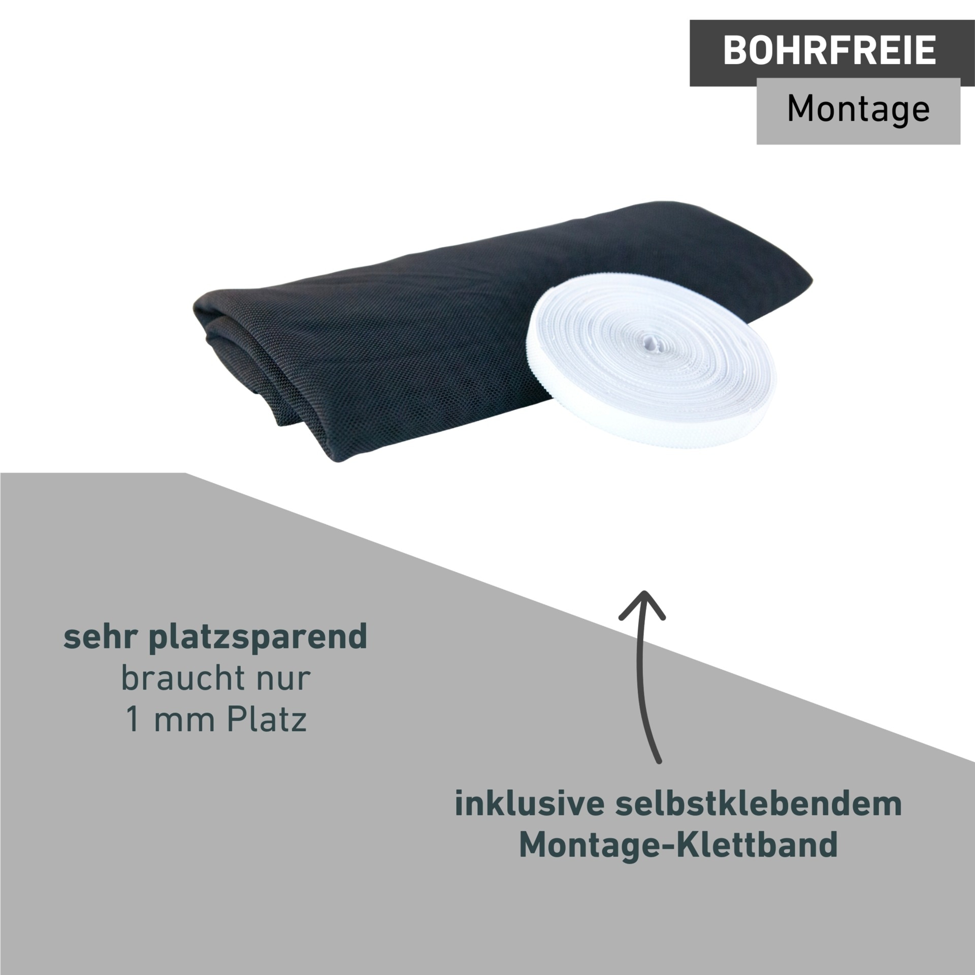Windhager Moskitonetz »Elastic für Fenster, flexibler Insektenschutz ohne bohren« 1 Stk. tlg. Insektenschutzgitter 130 x 150 cm, erhältlich in anthrazit oder weiß
