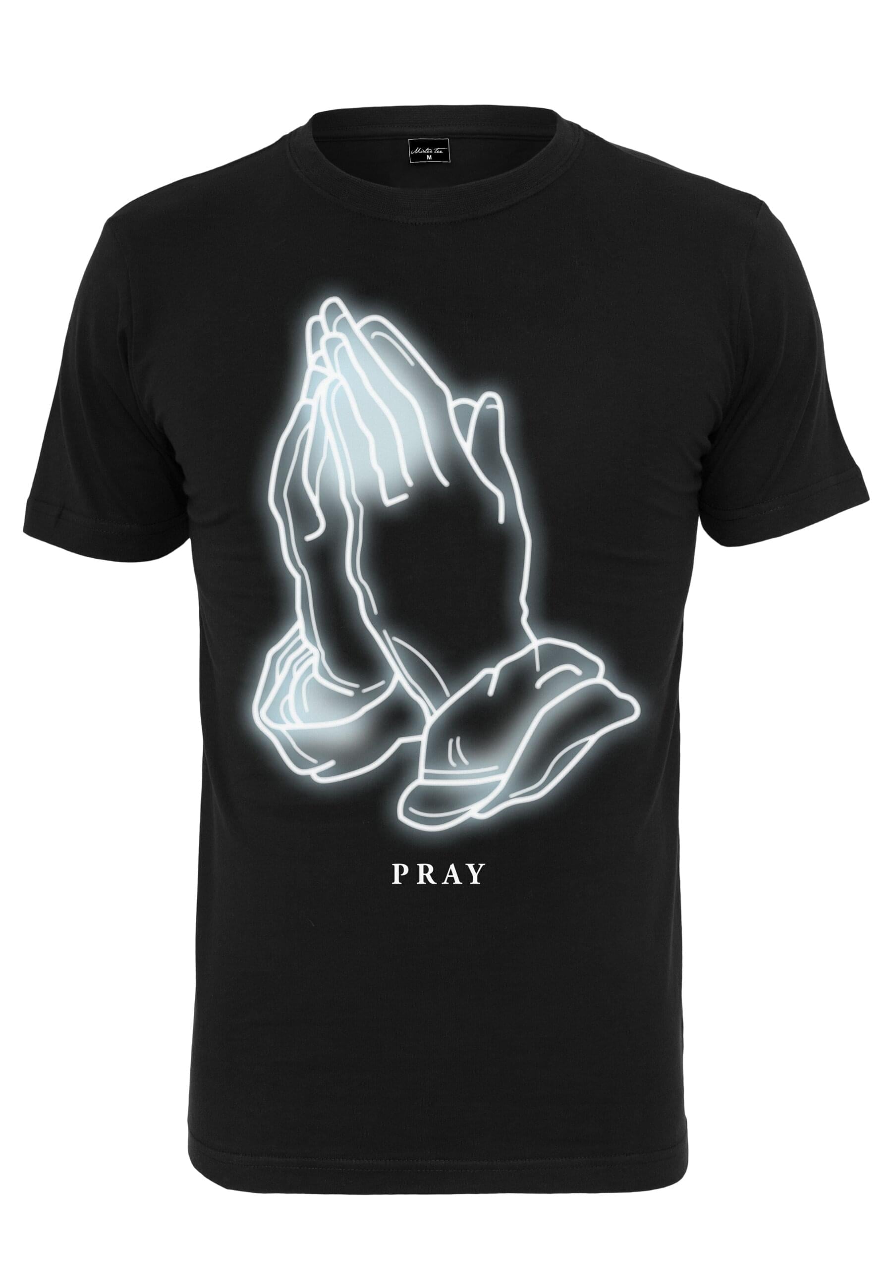 MisterTee T-Shirt "MisterTee Herren Pray Glow Tee" günstig online kaufen