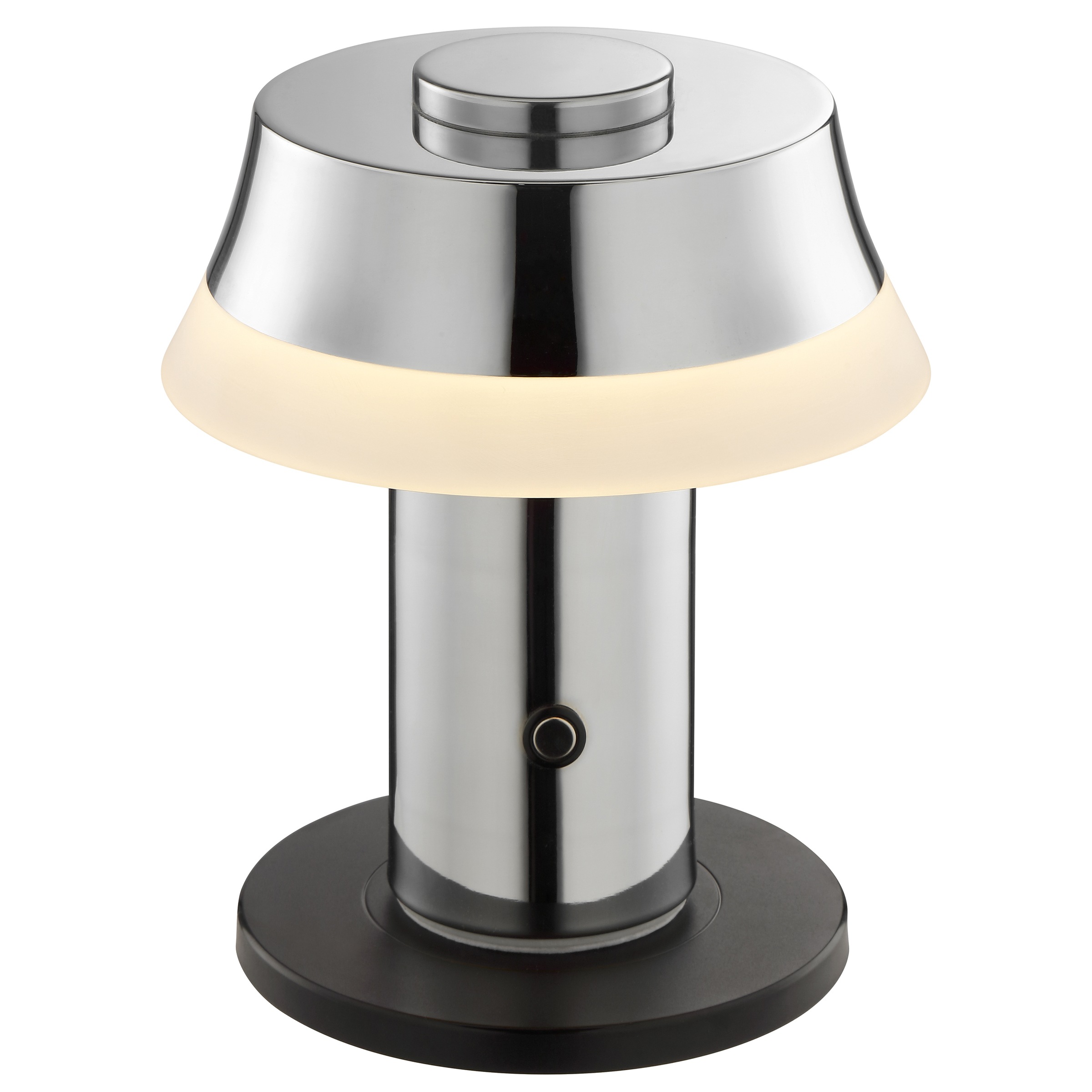 Brilliant LED Tischleuchte »Kinich« LED-Modul 1 Stk. Warmweiß LED Akku-Leuchte, 17 cm, 240 lm, per wireless charging & USB ladbar