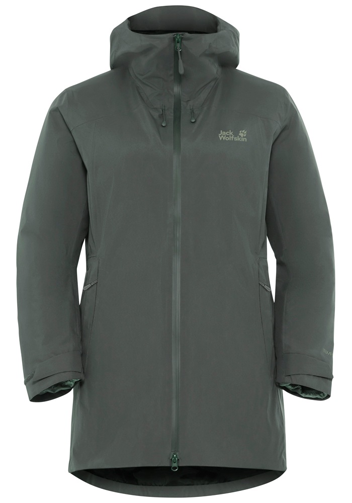 Jack Wolfskin 3-in-1-Funktionsjacke »ICECAPE 3IN1 DOWN JKT W RDS«, mit Kapuze