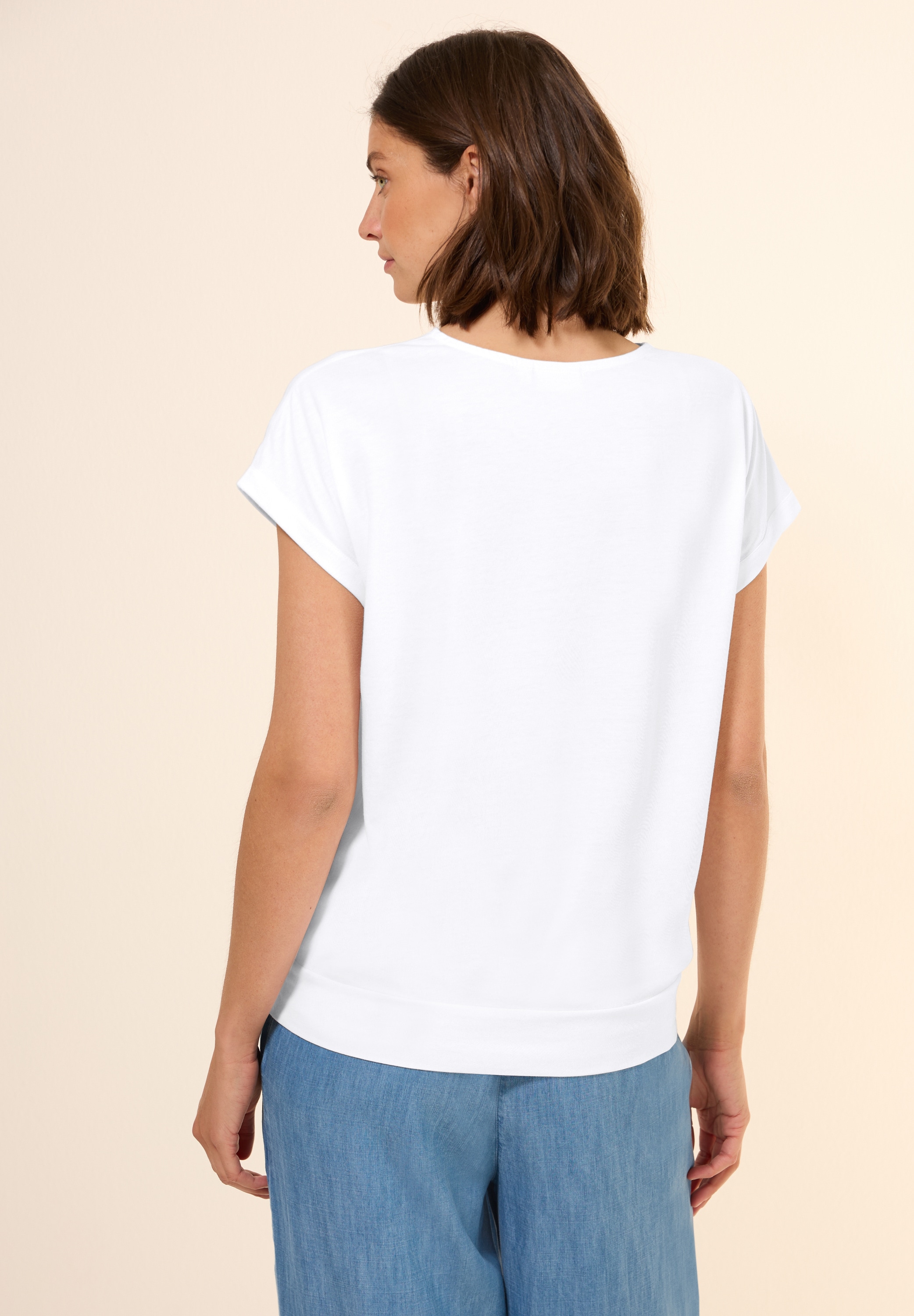 Cecil T-Shirt, im soften Baumwoll-Mix