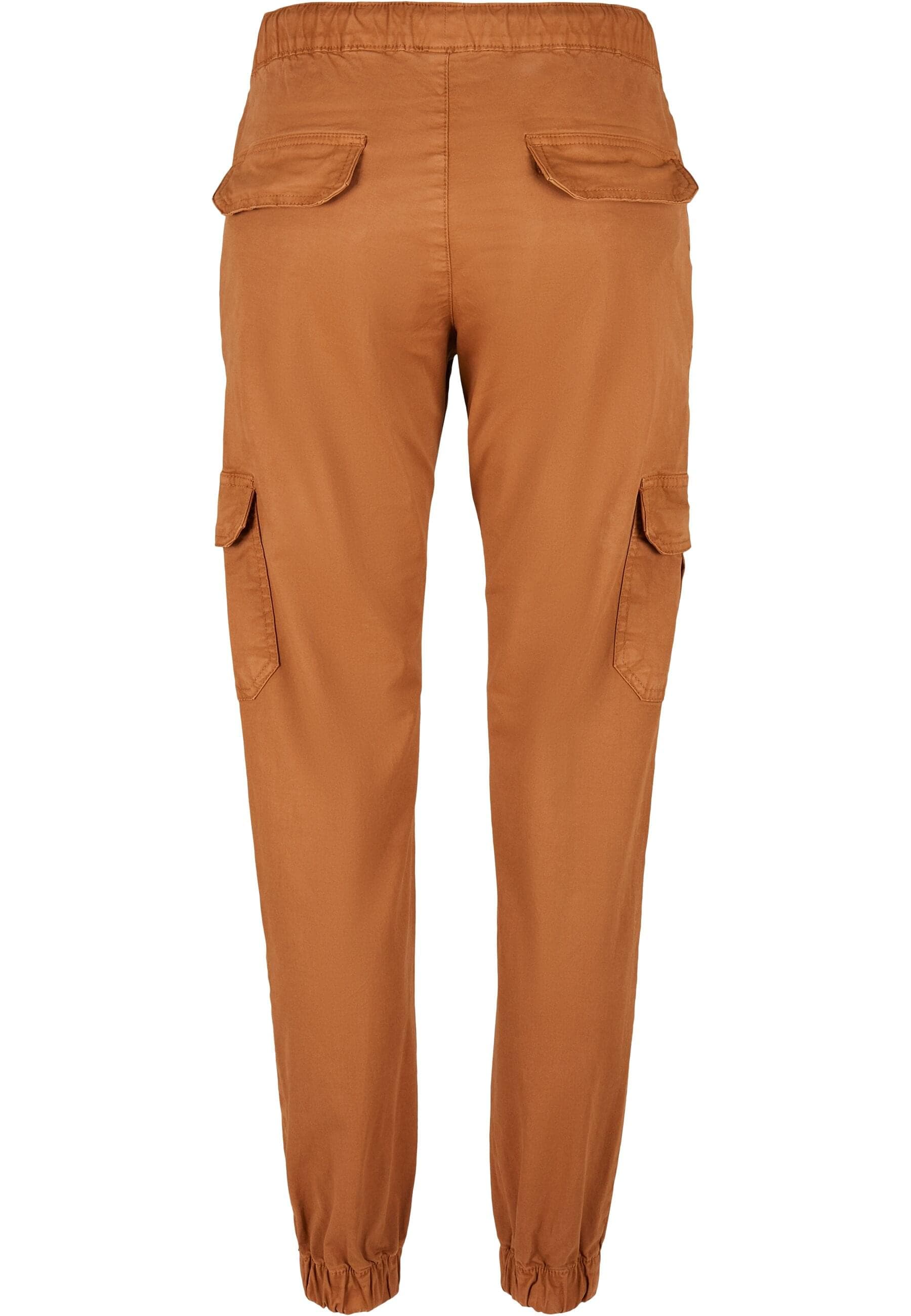 URBAN CLASSICS Cargohose "Urban Classics Damen Ladies High Waist Cargo Jogg günstig online kaufen