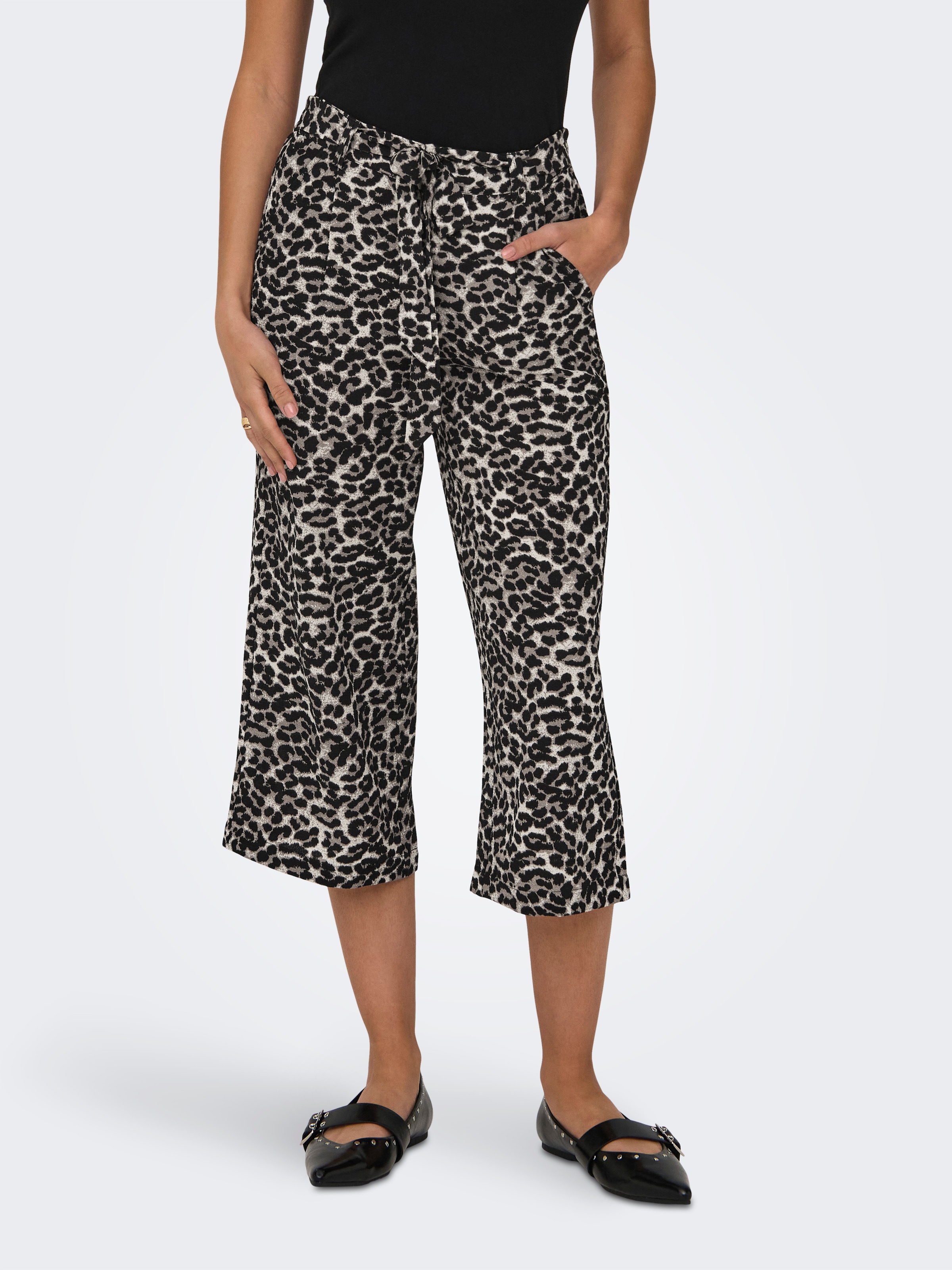 ONLY Palazzohose »ONLWINNER PALAZZO CULOTTE PANT NOOS PTM«, in uni oder gestreiftem Design